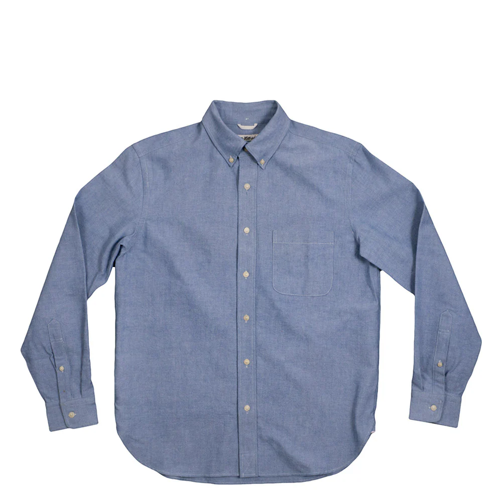 The Hill-side Long Sleeve Standard Shirt, Selvedge Oxford Cloth