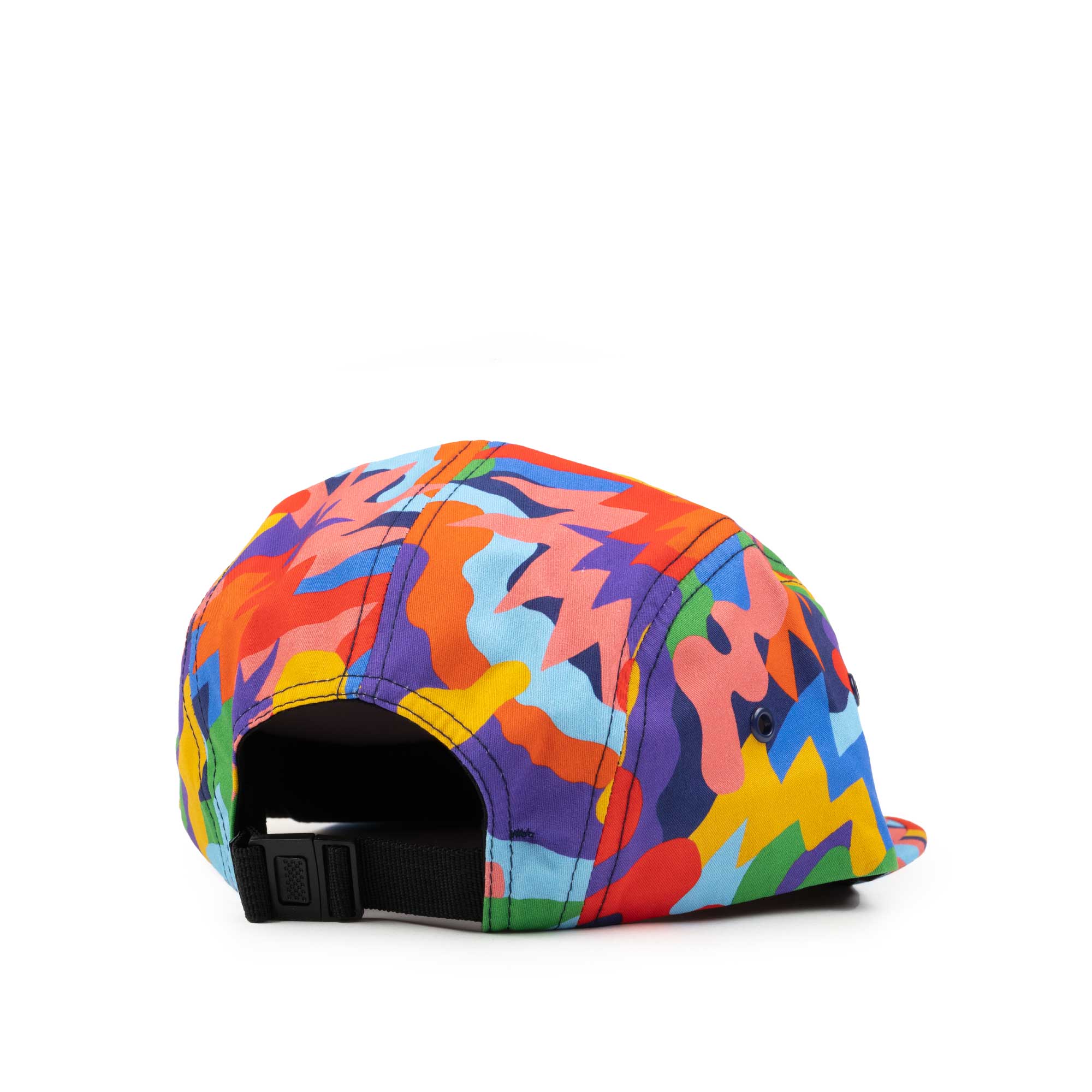 The Quiet Life Bryant Burst 5 Panel Camper Hat, multi - Image 2