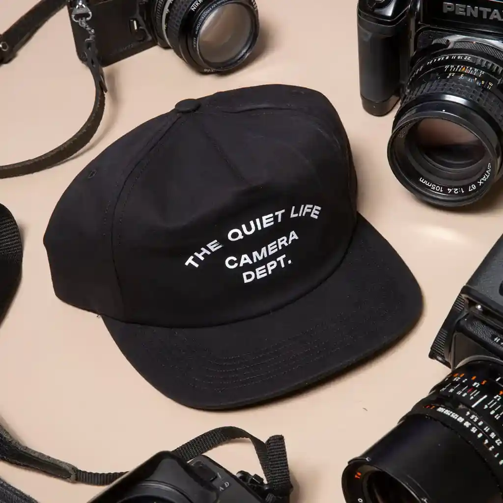 The Quiet Life Camera Dept. Relaxed Snapback, black - Image 2