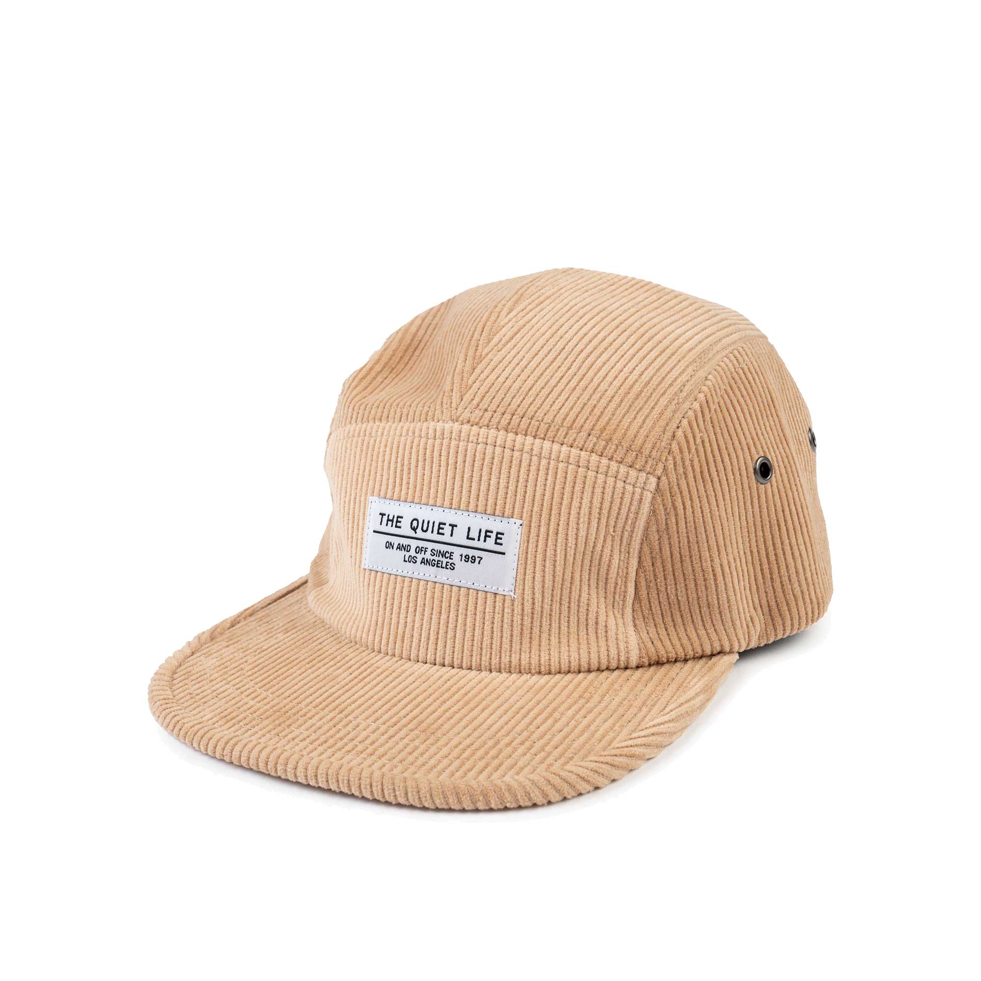 The Quiet Life Cord 5 Panel Camper Hat, Tan