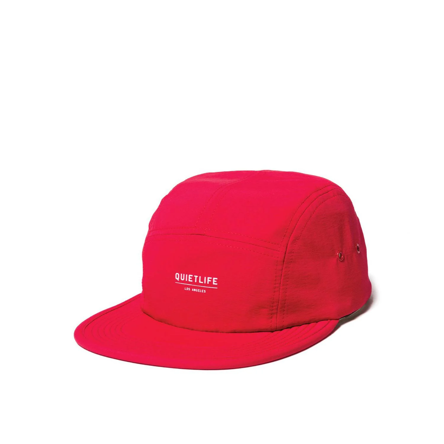 The Quiet Life Crush 5 Panel Camper Hat- Red