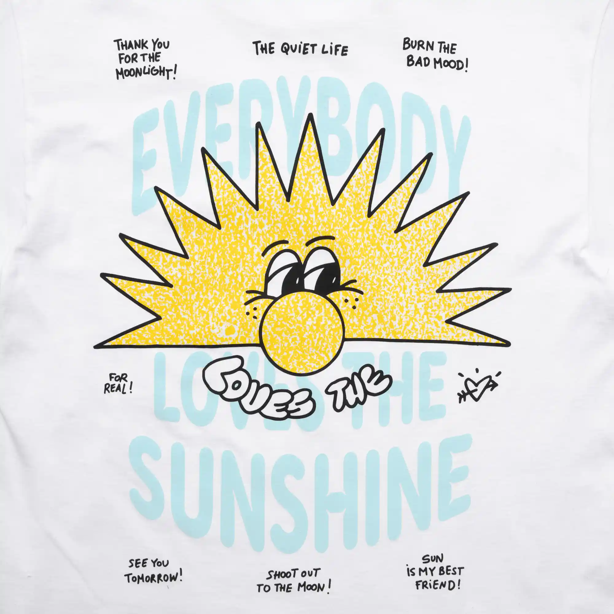 The Quiet life Everybody Love Sun Tee, white - Image 3