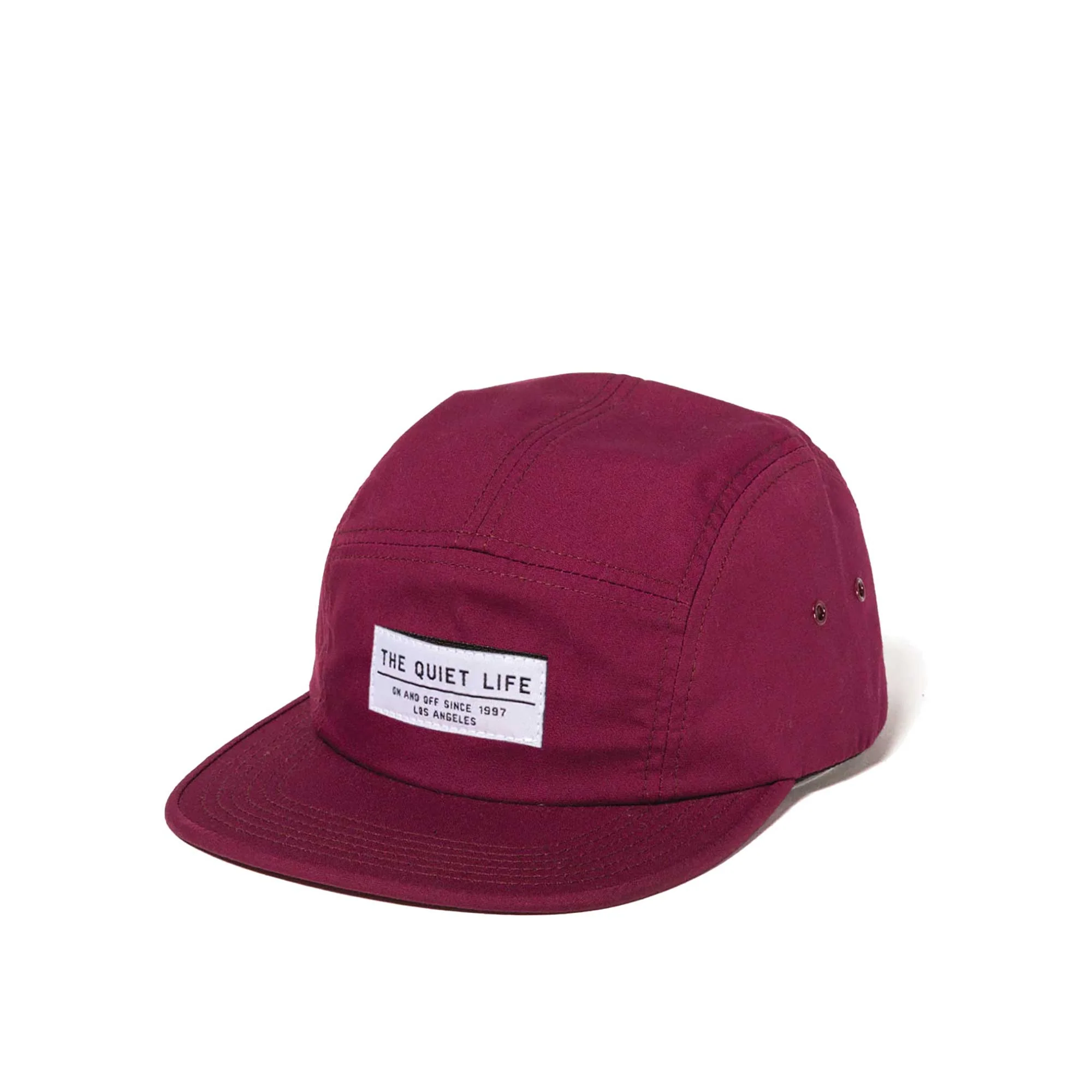 The Quiet Life Foundation 5 Panel Camper Hat - Made In Usa, Cardinal Red
