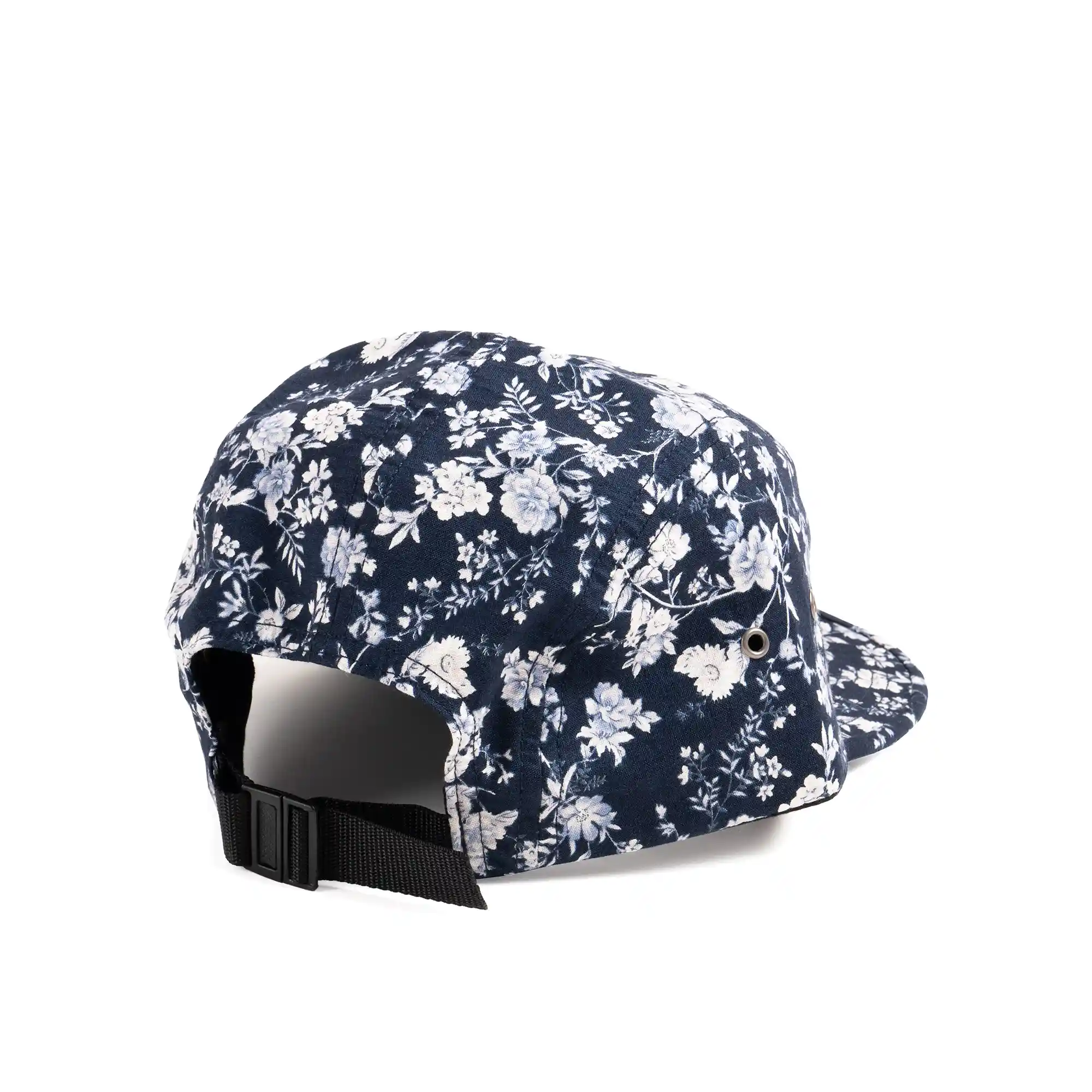The Quiet life Huntington  5 Panel Camper Hat, navy floral - Image 2