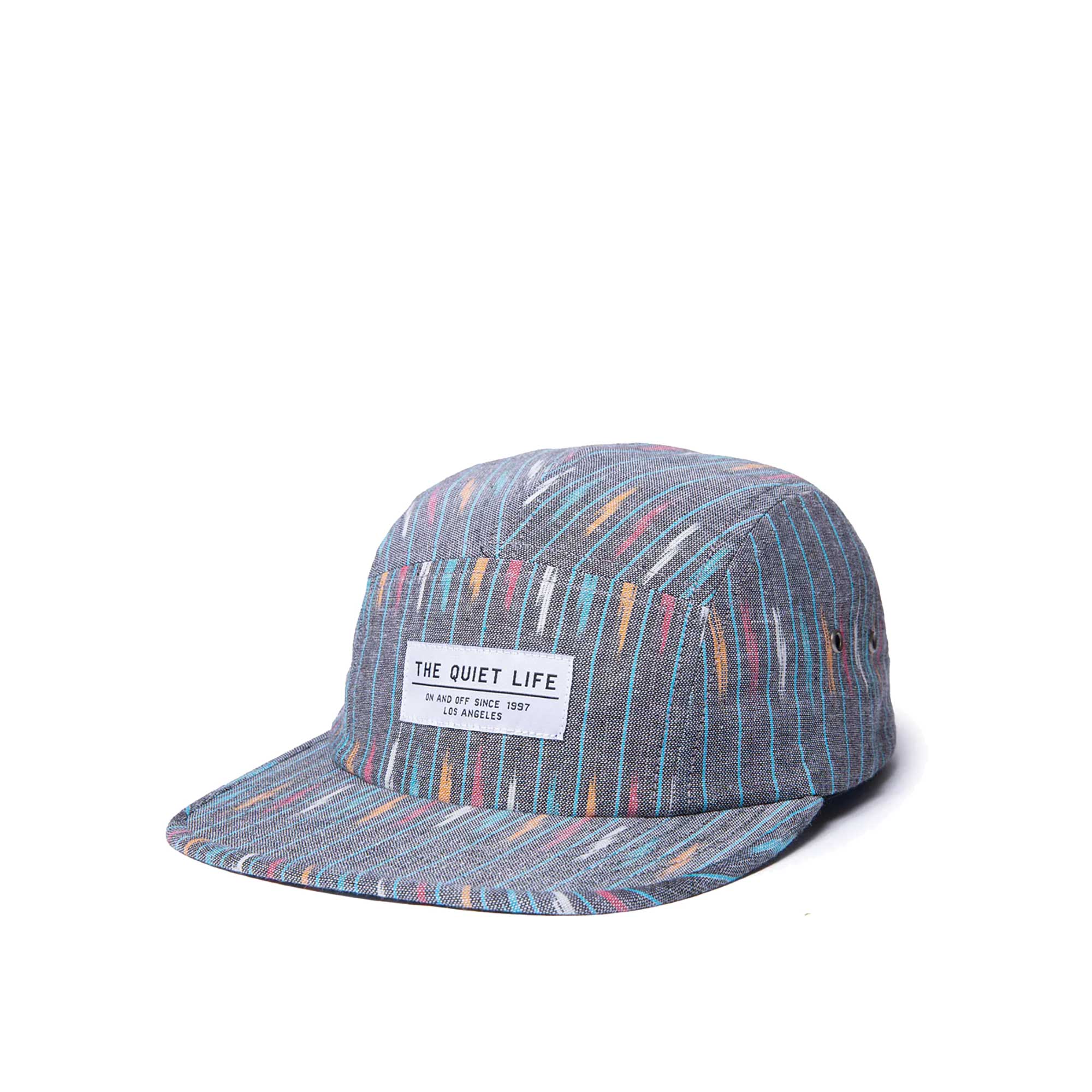 The Quiet Life Ikat 5 Panel Camper Hat - Made In Usa, Multi