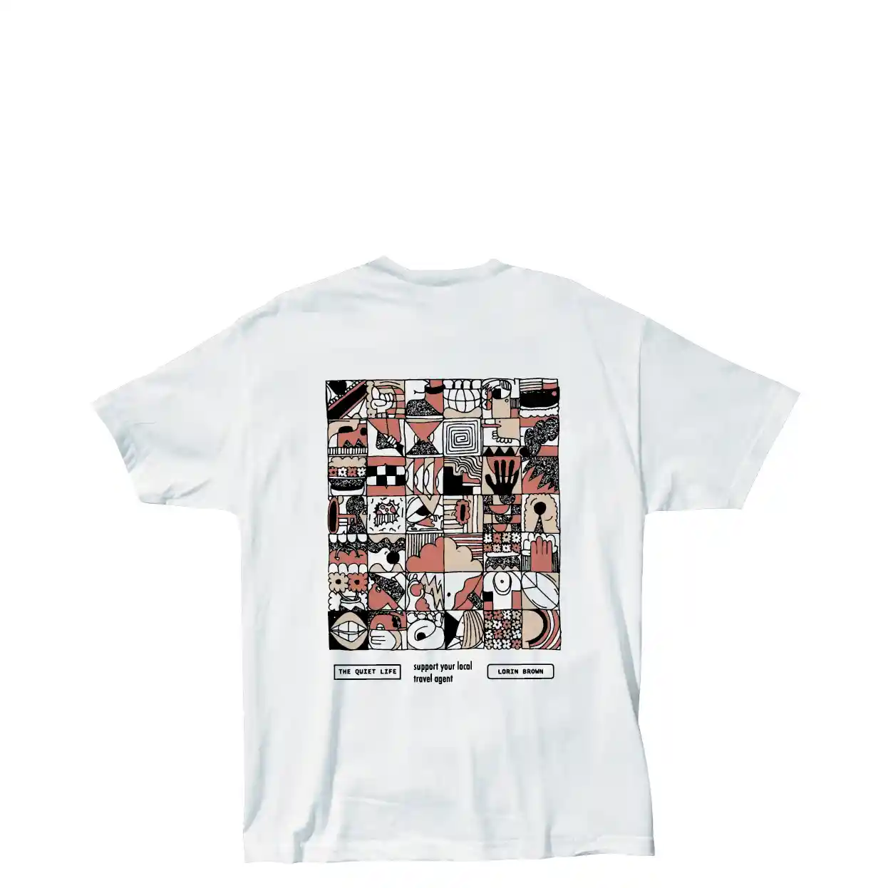 The Quiet Life Lorin Brown T, white