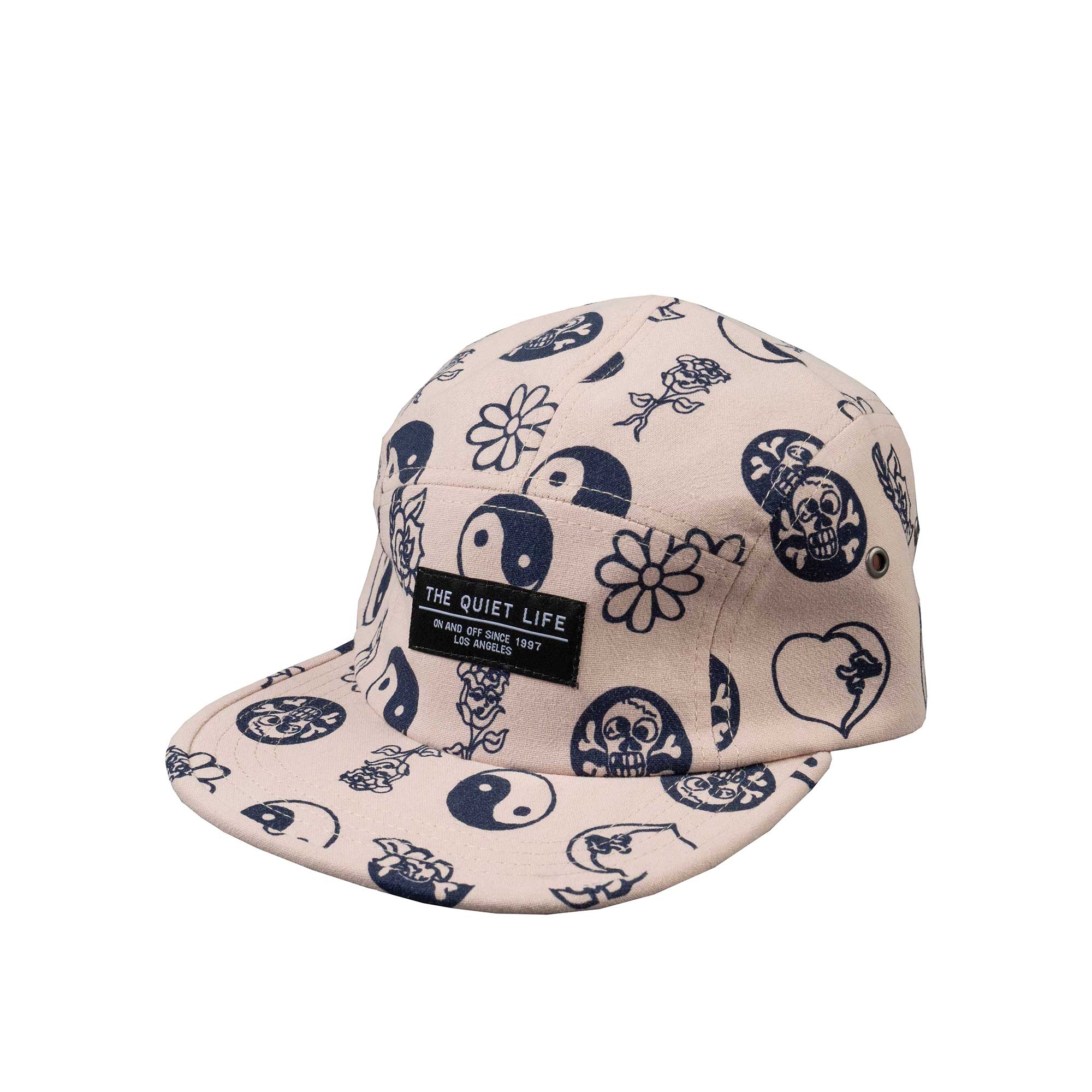 The Quiet Life Louis 5 Panel Camper Hat, Pink