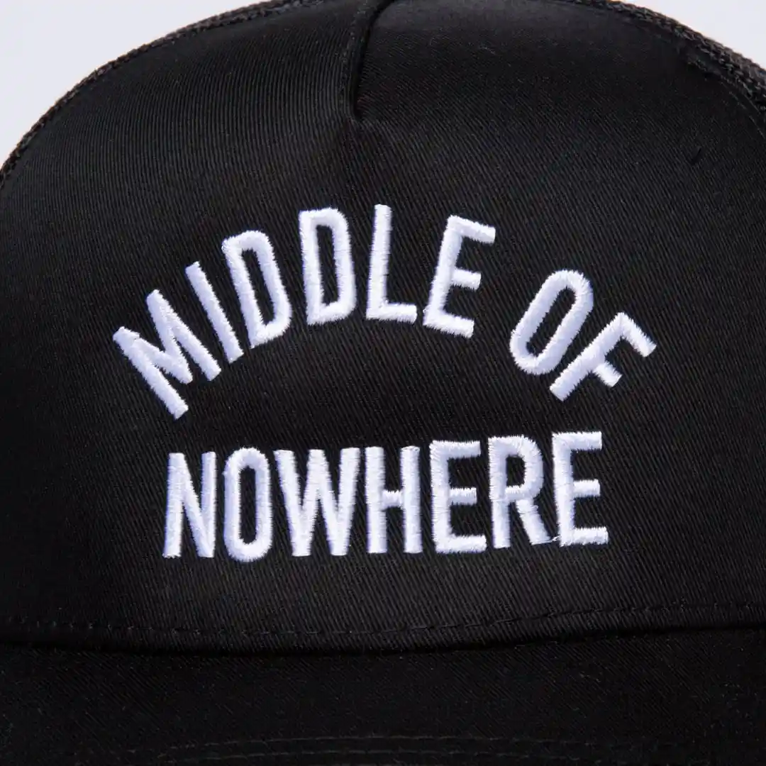 The Quiet Life Middle Of Nowhere Trucker Hat, black - Image 2