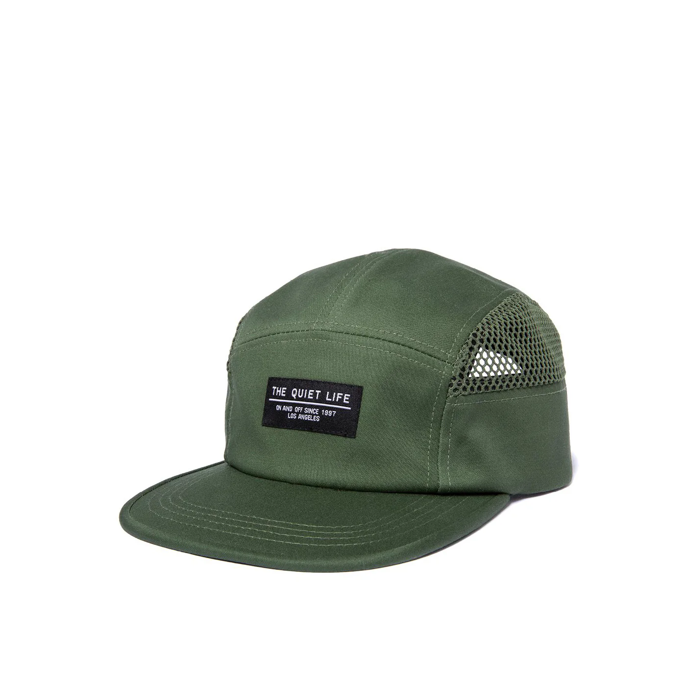 The Quiet Life Military Mesh 5 Panel Camper Hat, Army