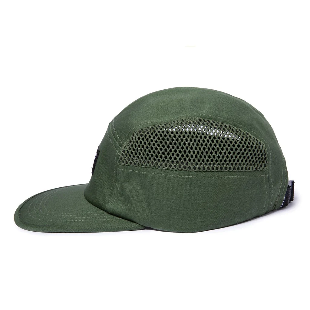 The Quiet Life Military Mesh 5 Panel Camper Hat, Army - Image 2