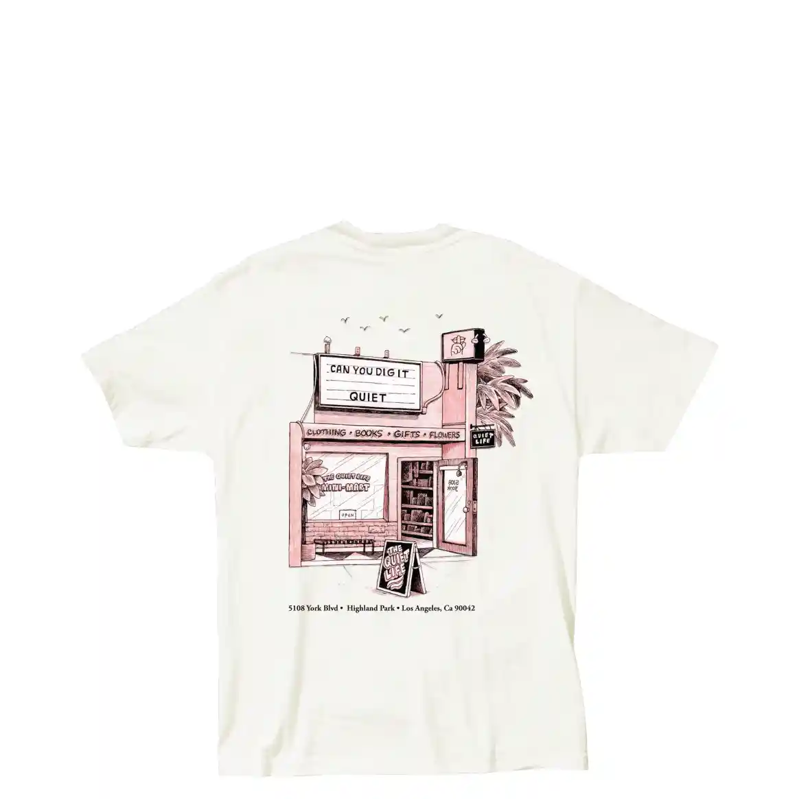 The Quiet Life Millard Shop Tee, cream