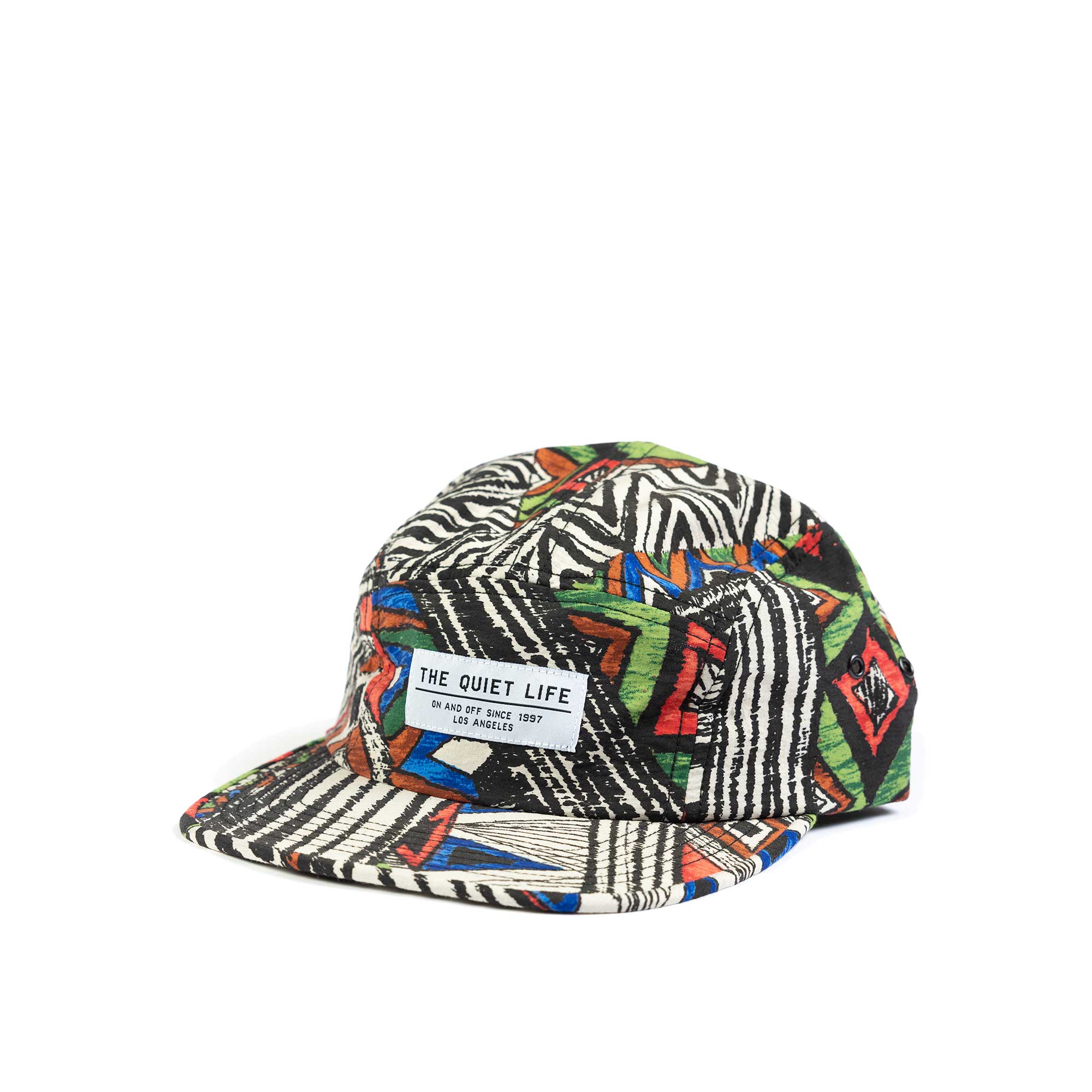 The Quiet Life Motley 5 Panel Camper Hat, Multi