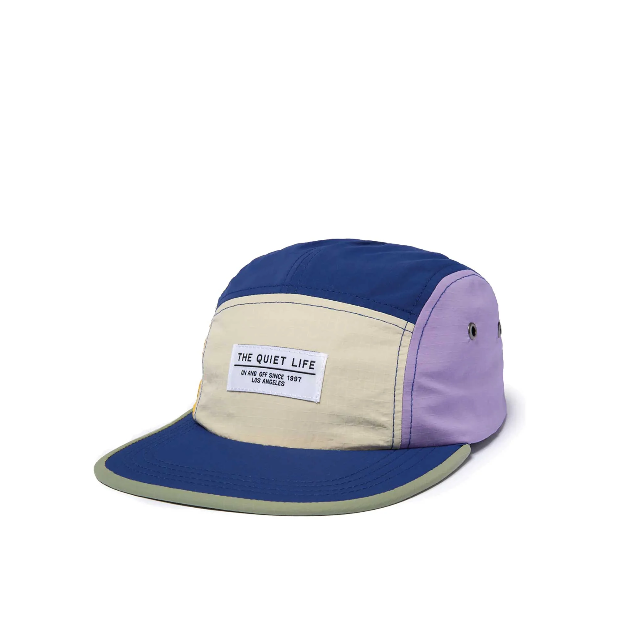 The Quiet Life Nylon Ripstop 5 Panel Camper Hat, Multi