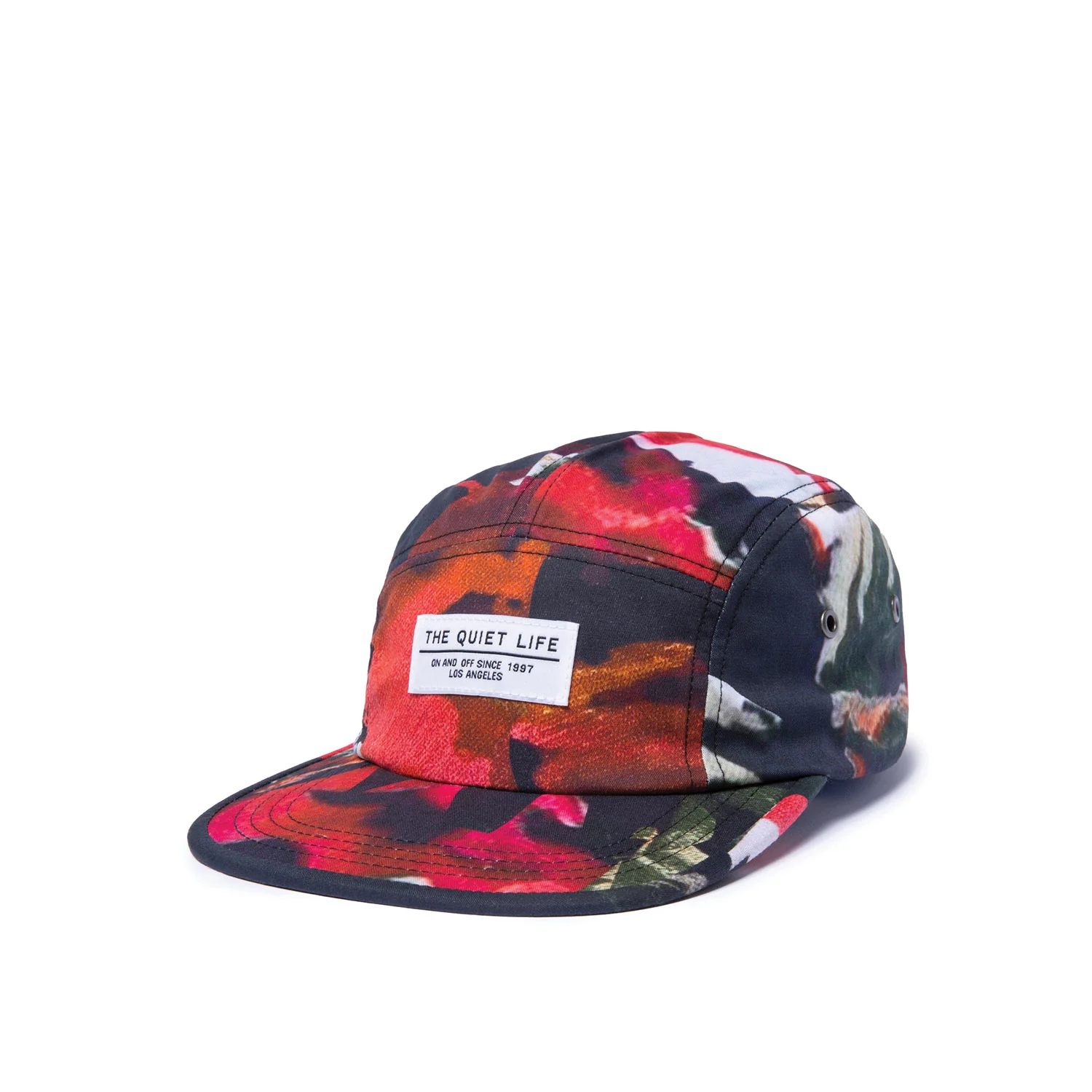 The Quiet Life Rose 5 Panel Camper Hat, floral - Image 3