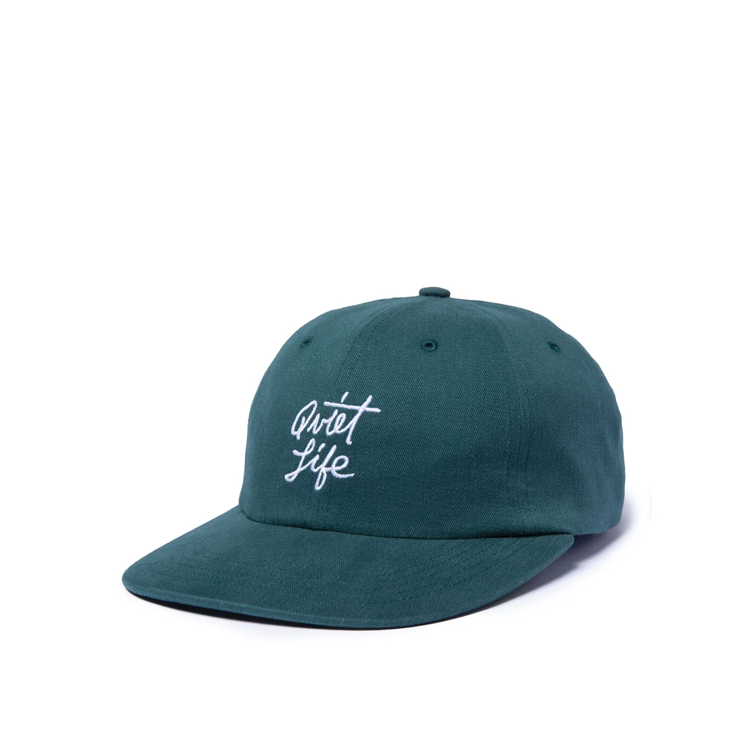 The Quiet Life Script Polo Hat, hunter green