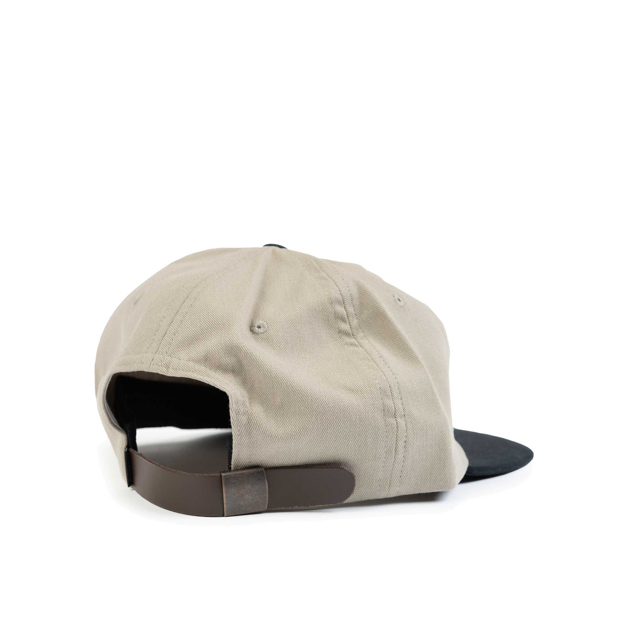 The Quiet Life Shhh Patch Polo Hat, Stone/Black - Image 2