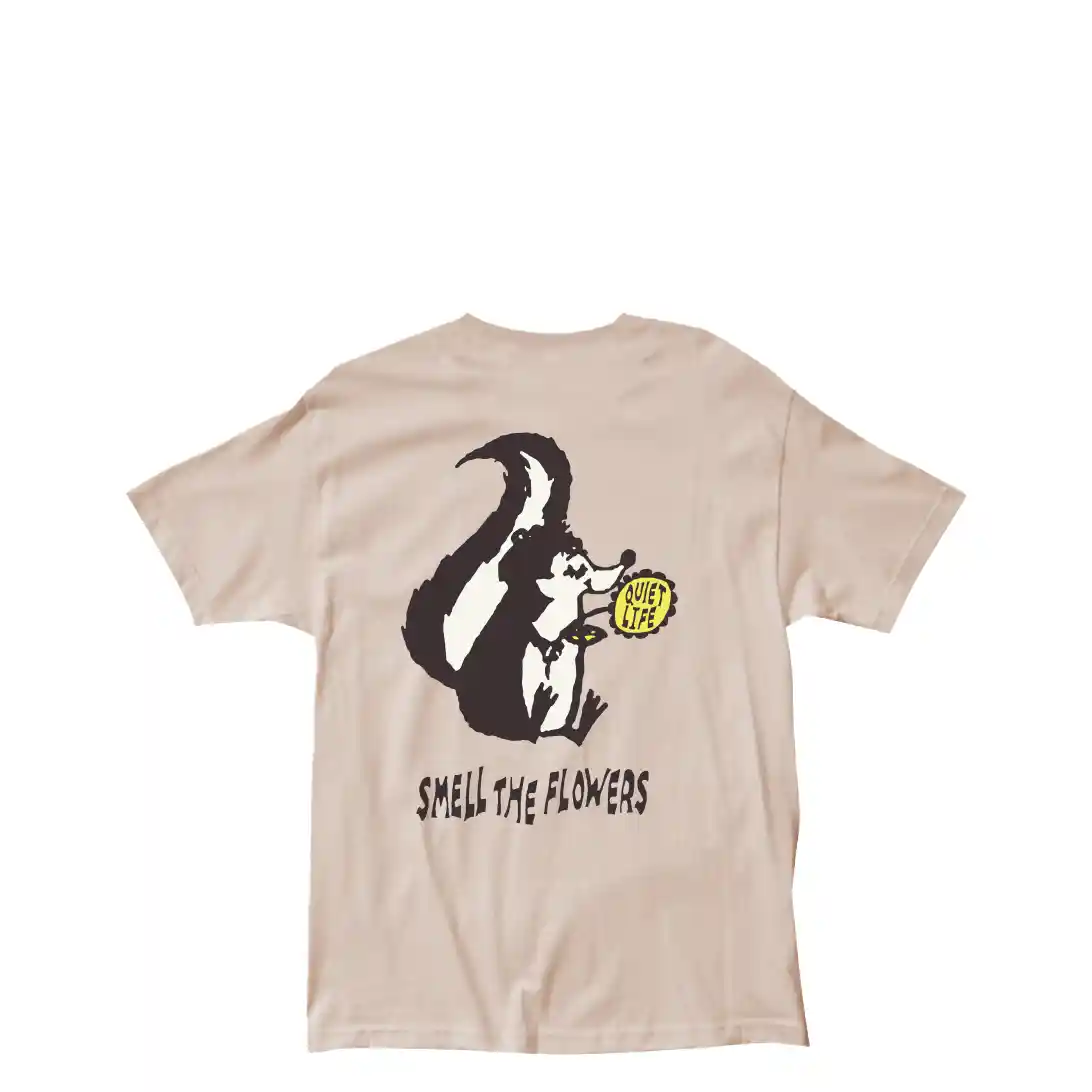 The Quiet Life Smell The Flowers Tee, sand