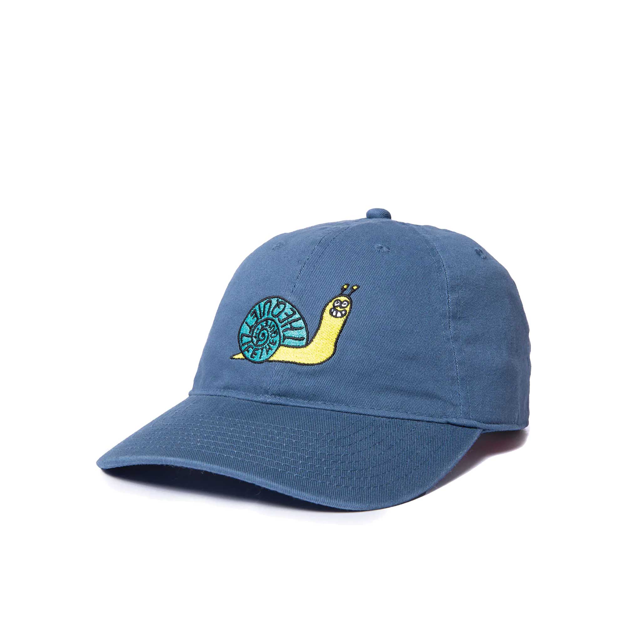 The Quiet Life Snail Dad Hat, Slate