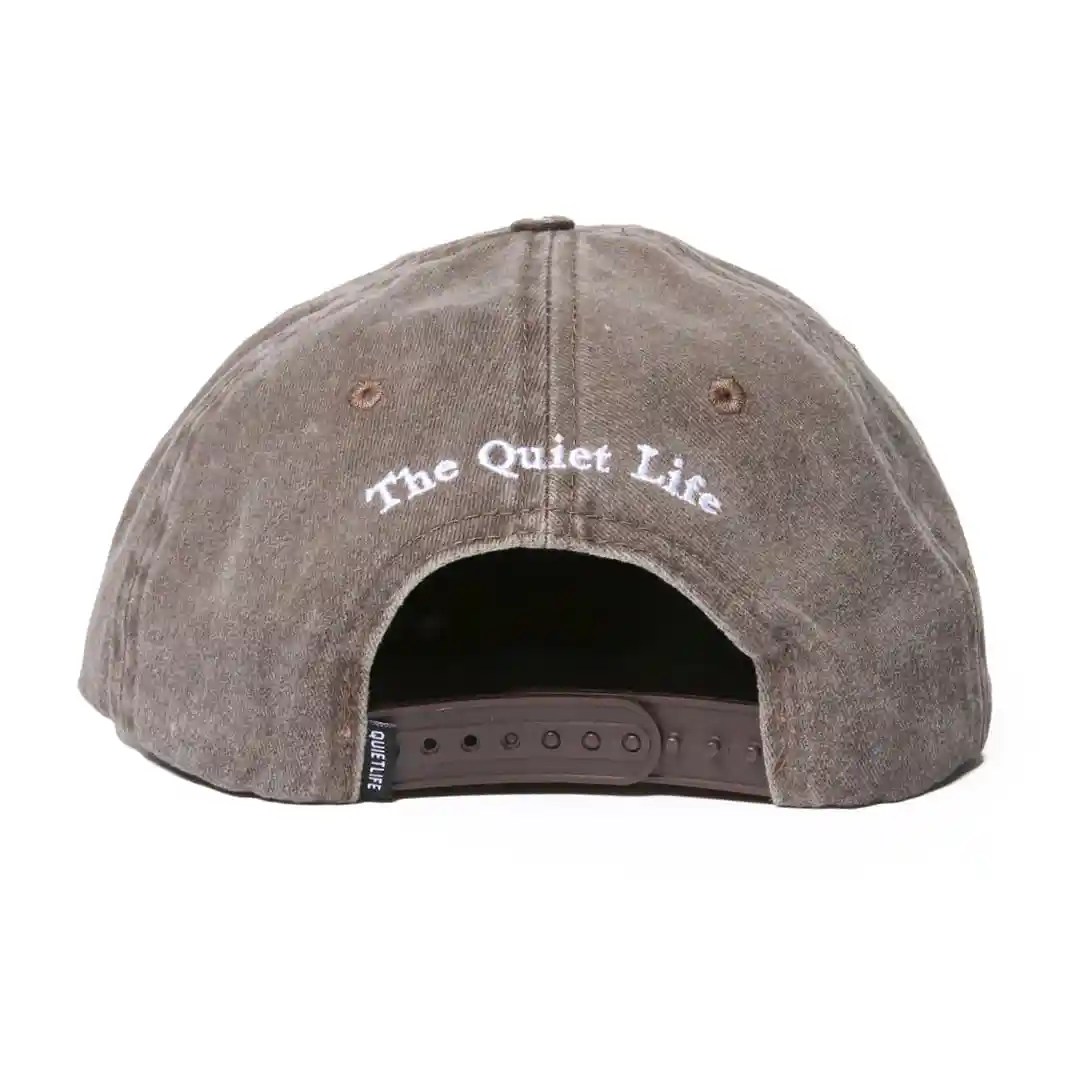 The Quiet Life Something In The Silence Unstructured Snapback Hat, vintage black - Image 5