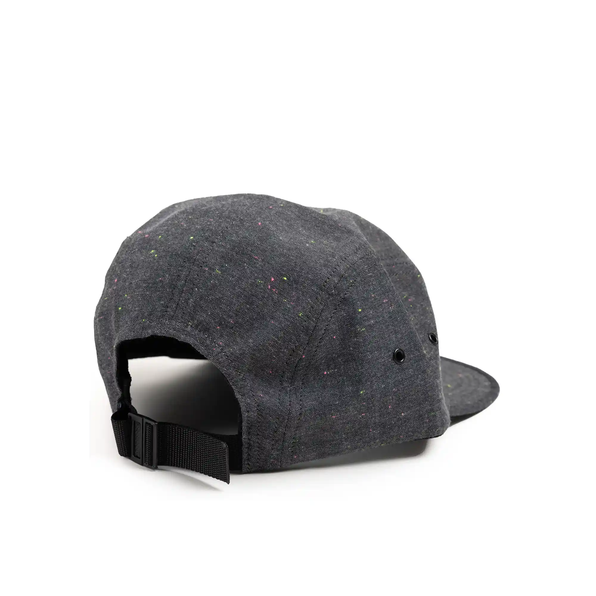 The Quiet Life Speckle 5 Panel Camper Hat (Made In Usa), black - Image 2