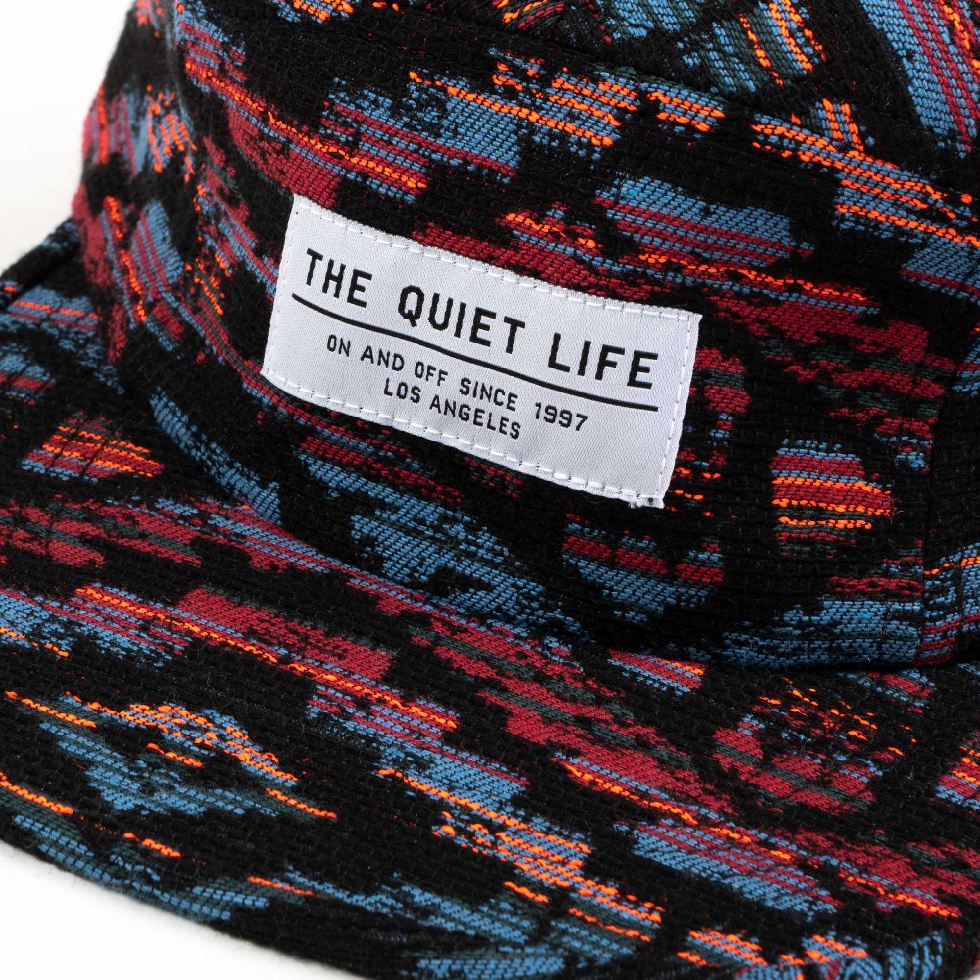 The Quiet Life Tapestry 5 Panel Camper Hat, black - Image 3
