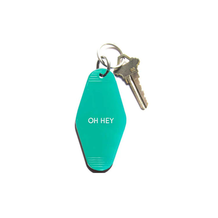 Three Potato Four Oh Hey keychain - turquoise
