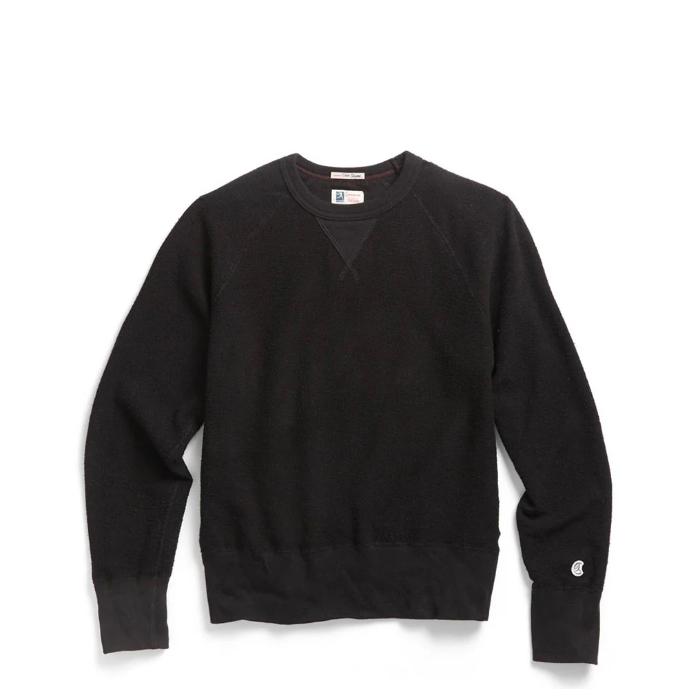 Todd Snyder + Champion Inside Out crewneck sweater - black