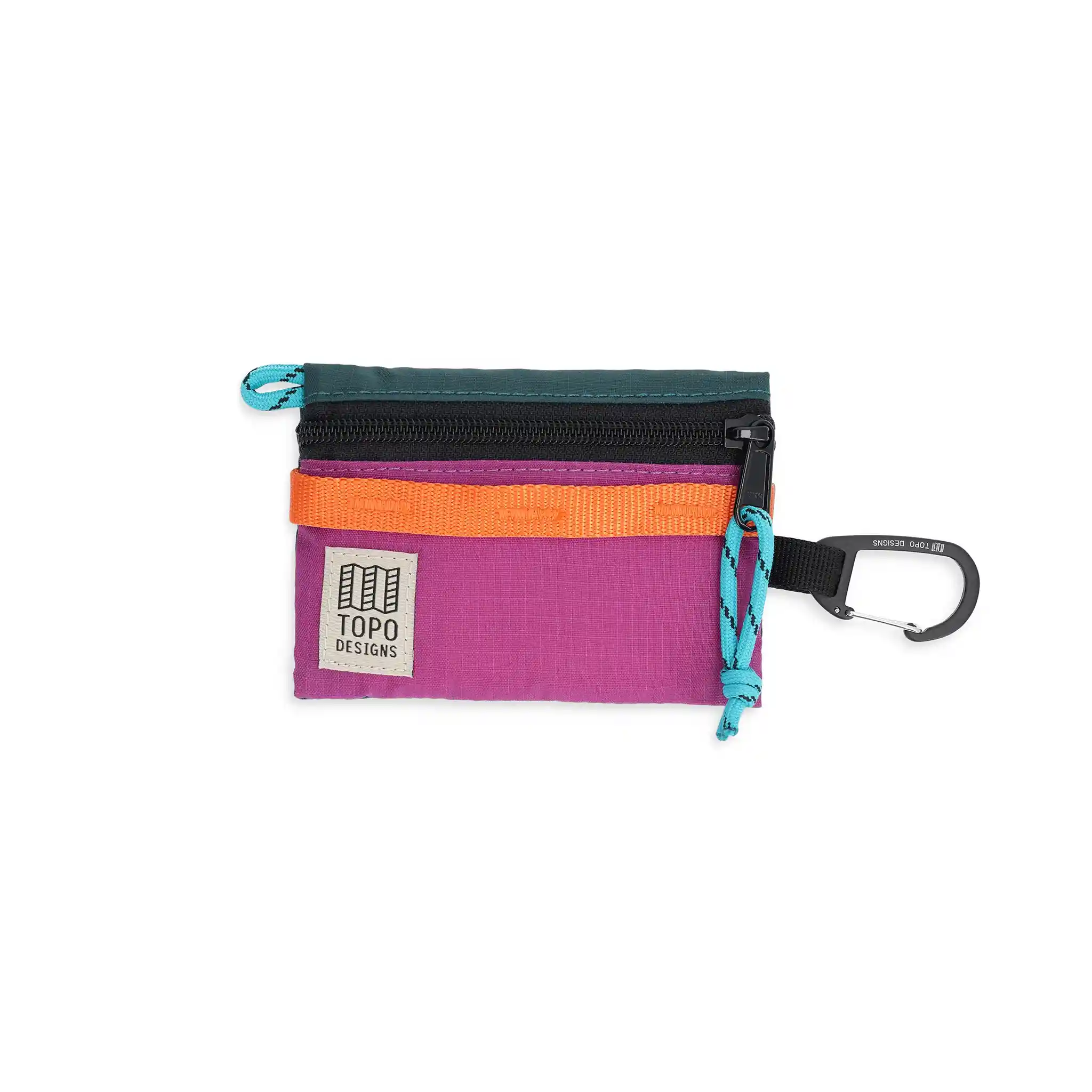 Topo Designs ACC Bag Micro - Mountain, zinfandel/botanic green