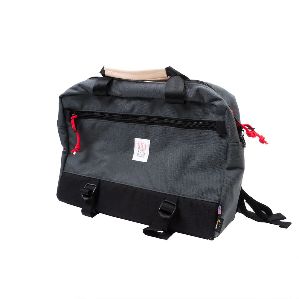 Topo Designs Mountain Briefcase, Black/Charcoal