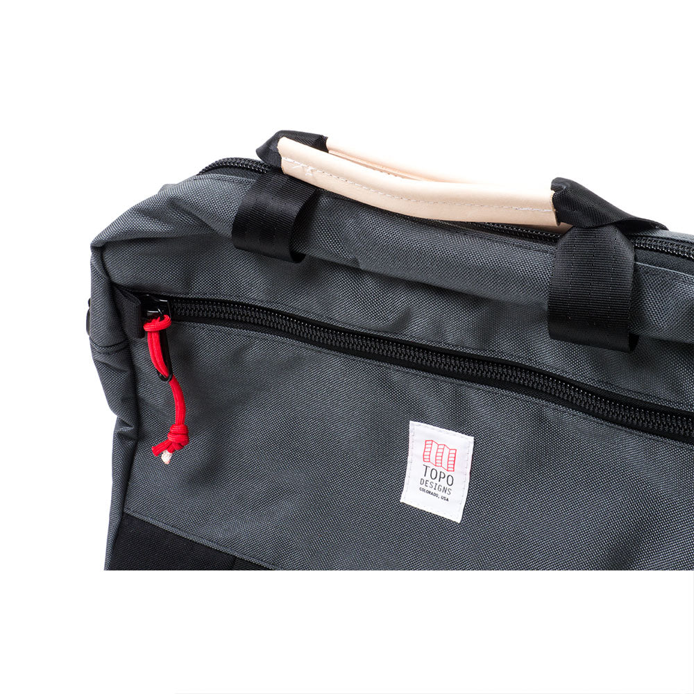 Topo Designs Mountain Briefcase, Black/Charcoal - Image 3