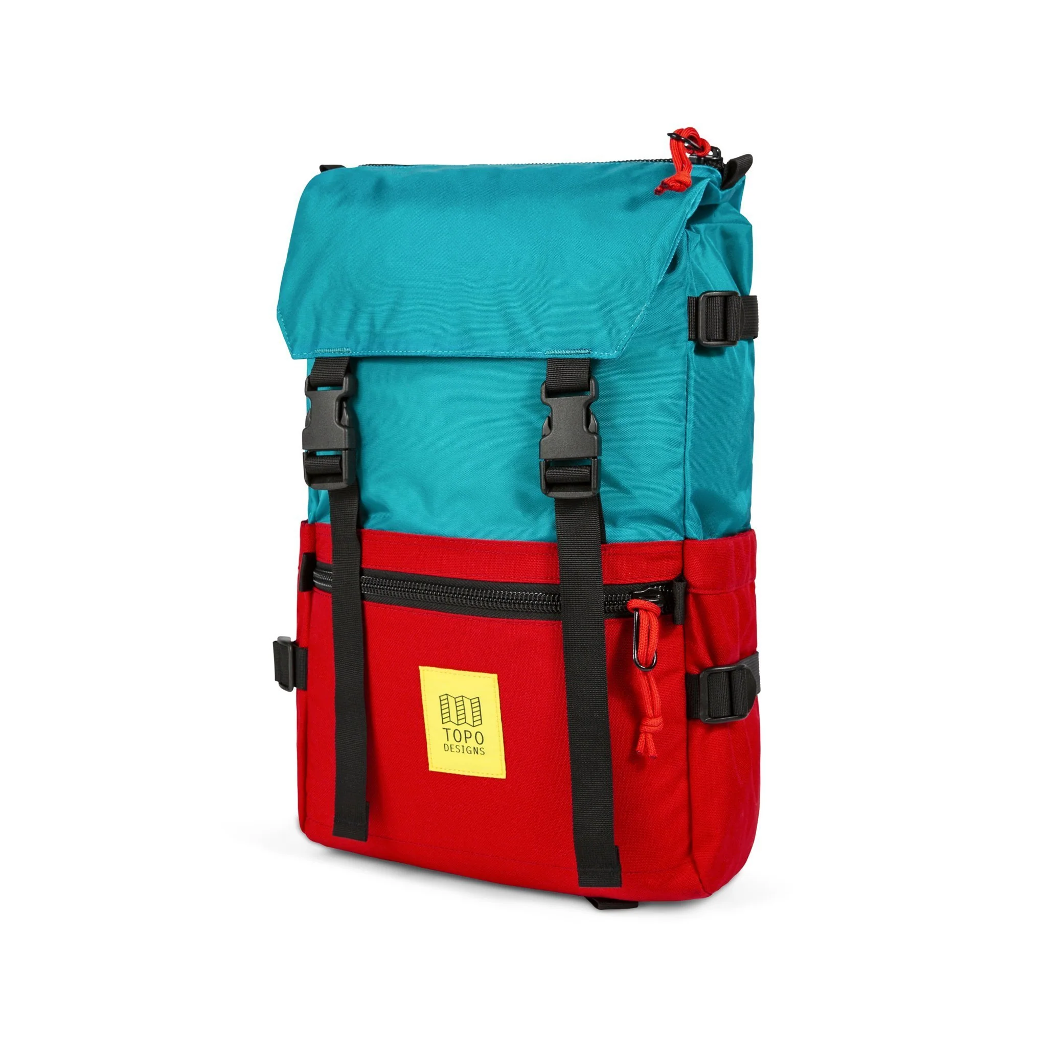 Topo Designs Rover pack, turquoise/red - Image 2