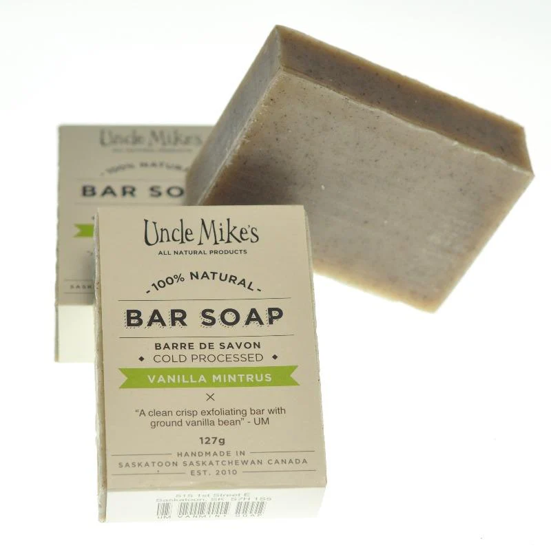 Uncle Mike's Vanilla Mintrus bar soap - Image 2