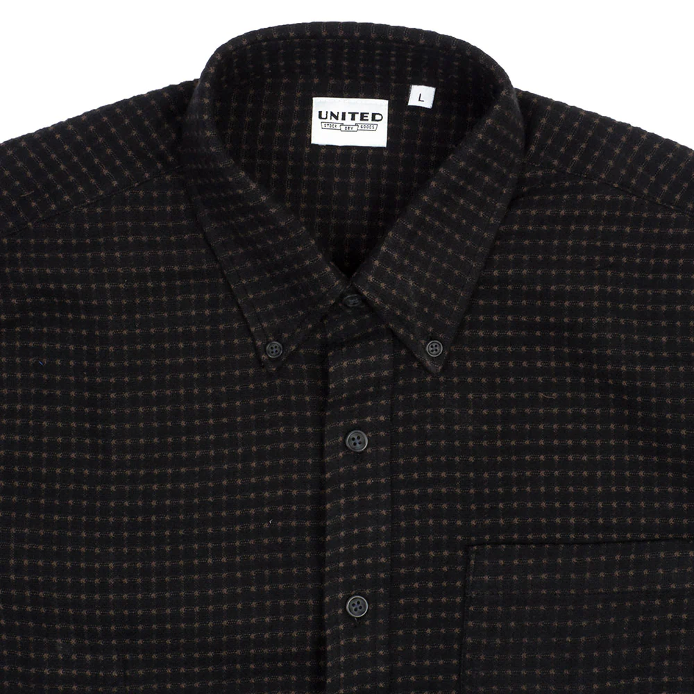 United Dobby Grid Long Sleeve Shirt - Image 3