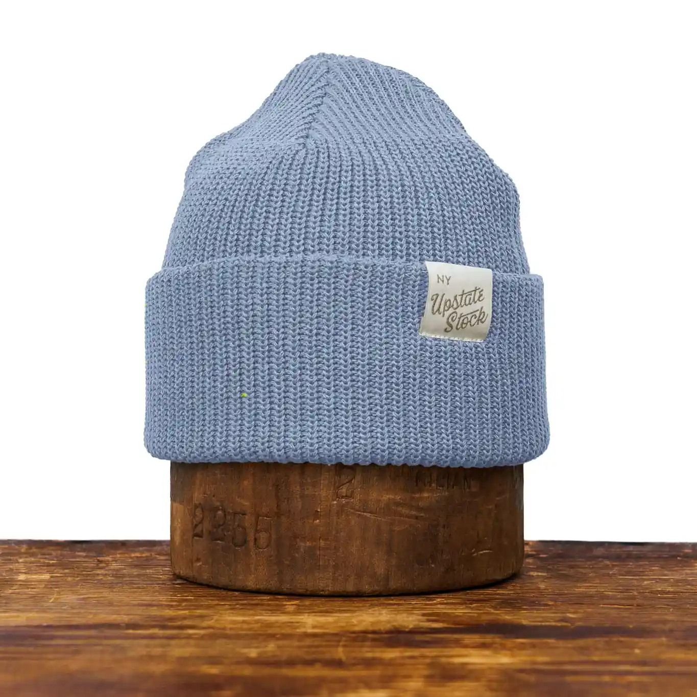 Upstate Stock Super Fine Upcycled Cotton Watchcap, celestial blue