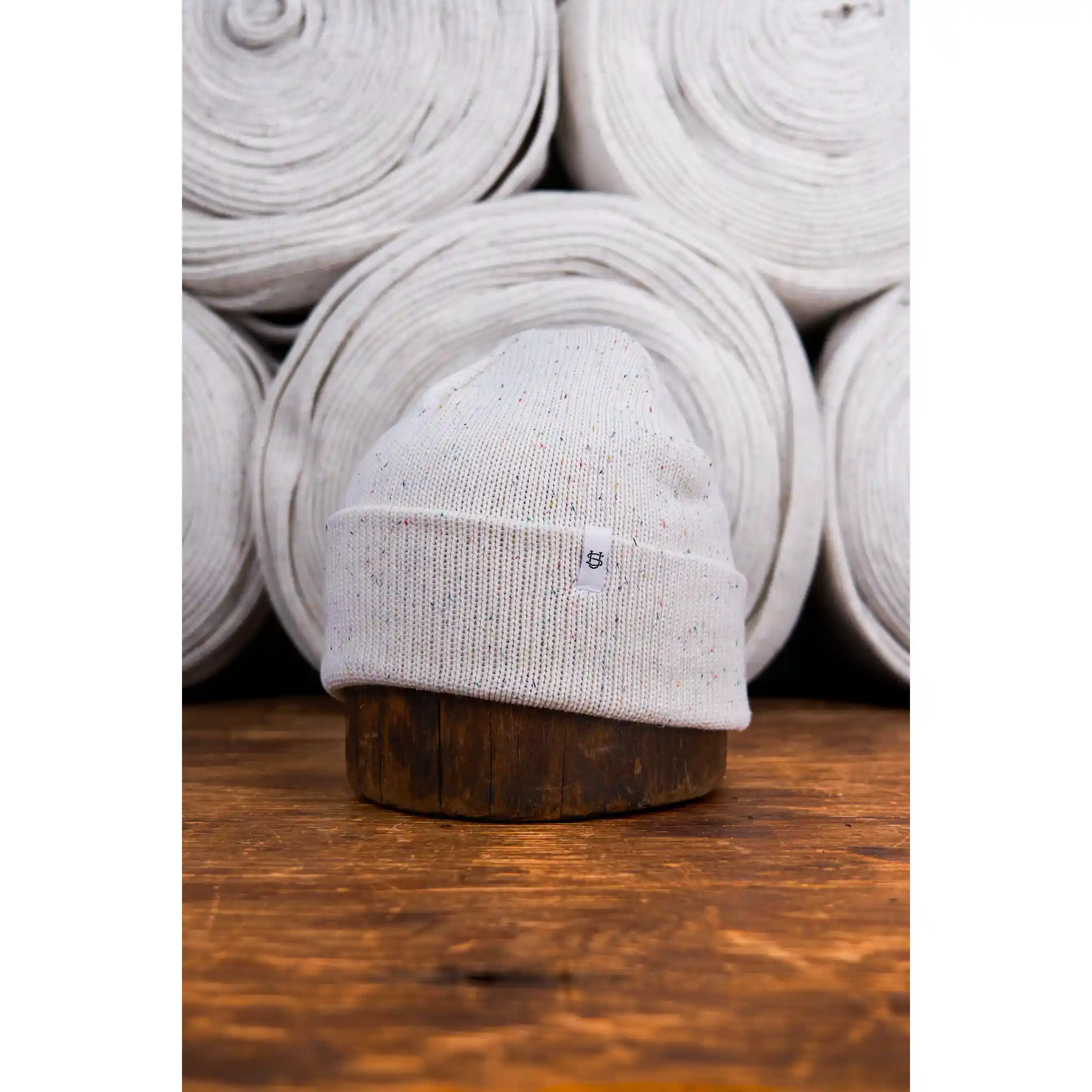 Upstate Stock Super Fine Upcycled Cotton Watchcap, confetti - Image 2