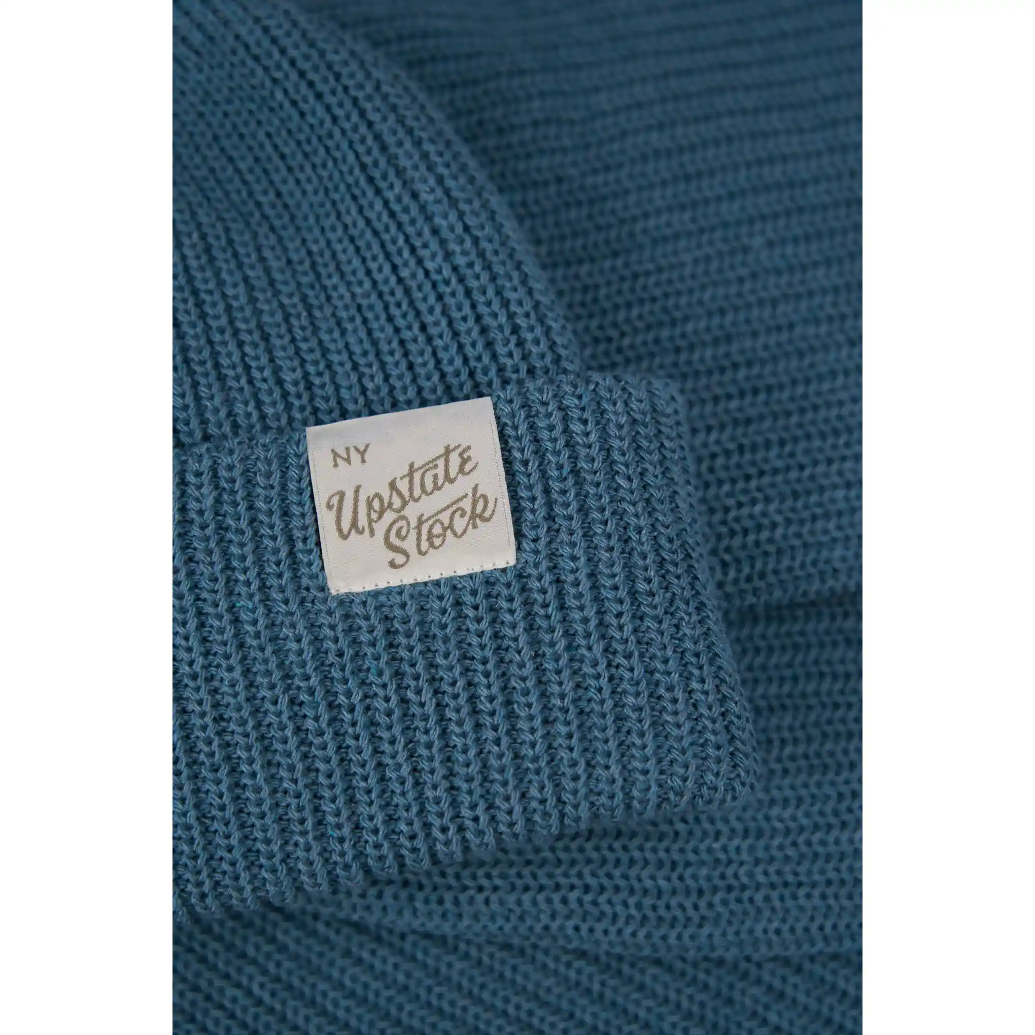 Upstate Stock Upcycled Cotton Watchcap, aqua - Image 2