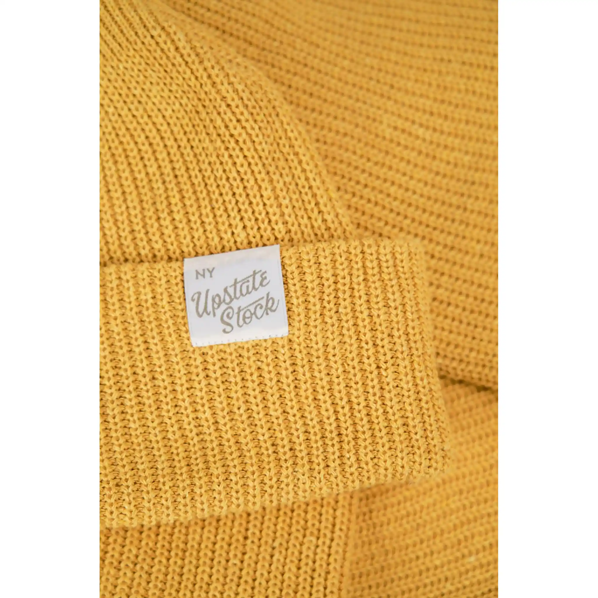 Upstate Stock Upcycled Cotton Watchcap, sunflower - Image 2