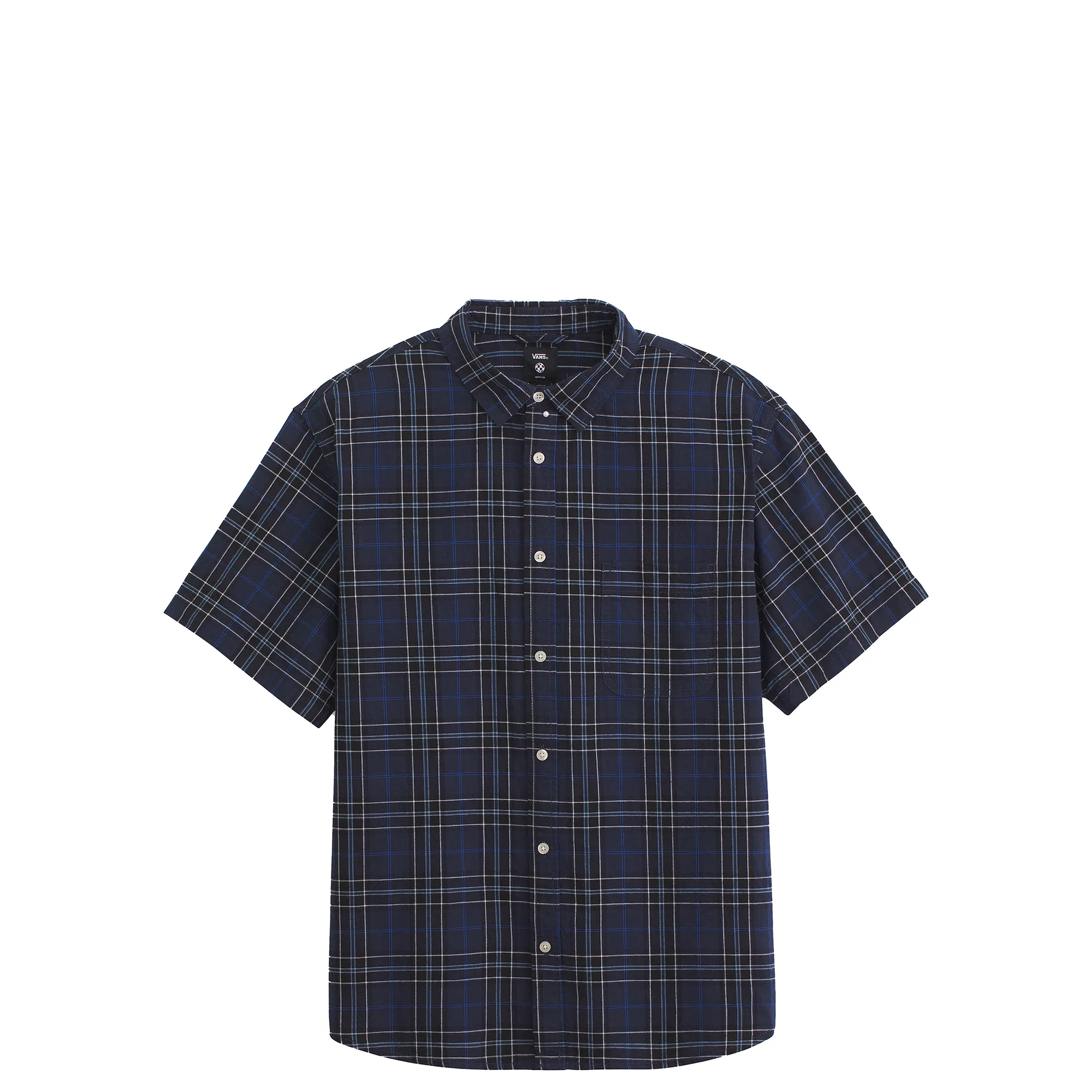 Vans Lawson Plaid Woven Shirt, parisian night/black