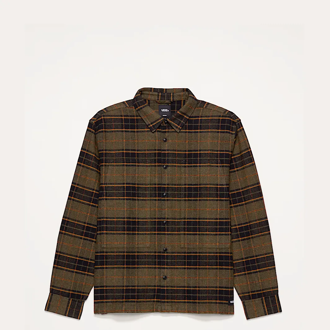Vans LX Flannel Woven Shirt, grape leaf heather