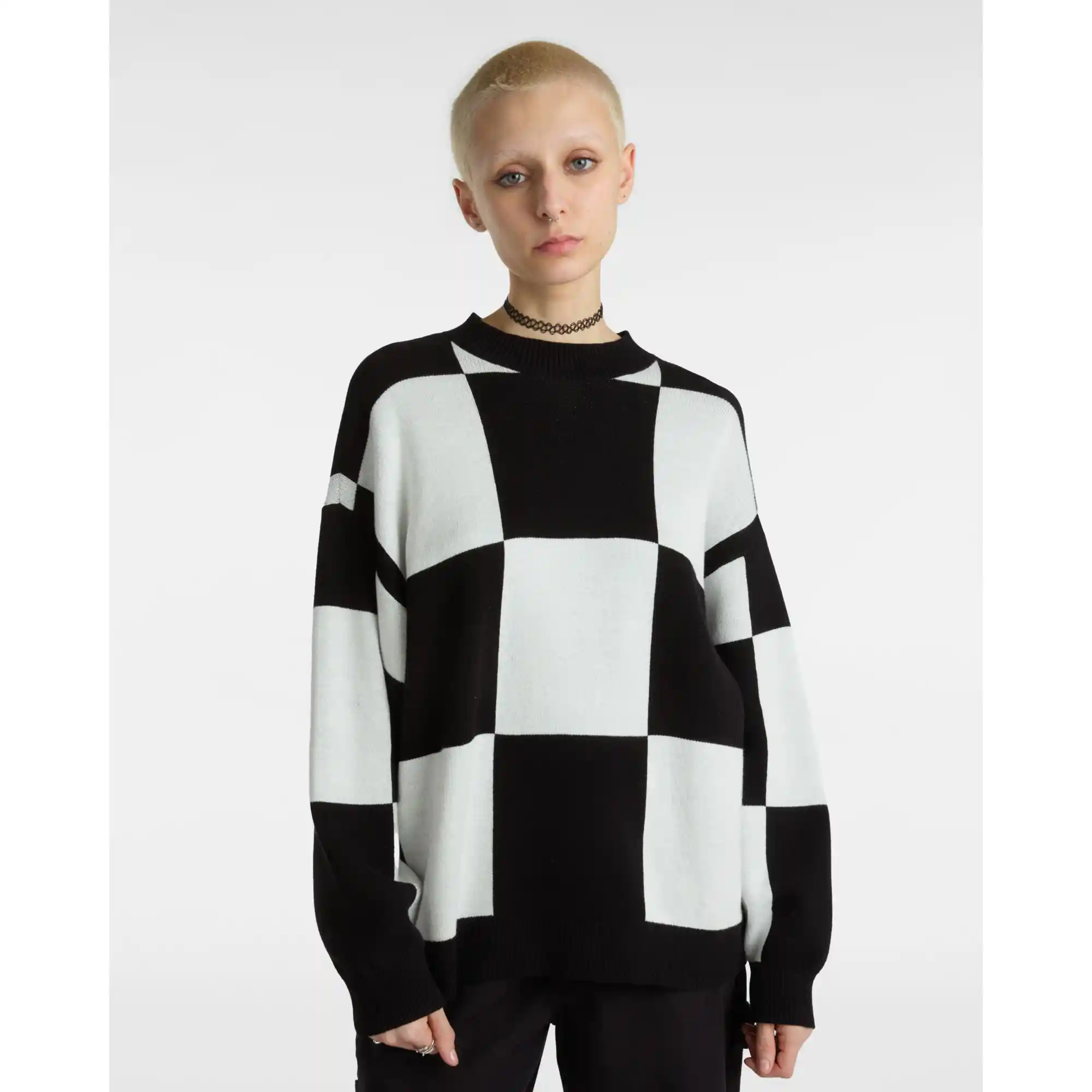 Vans Womens Vortex Sweater, black/marshmallow - Image 2