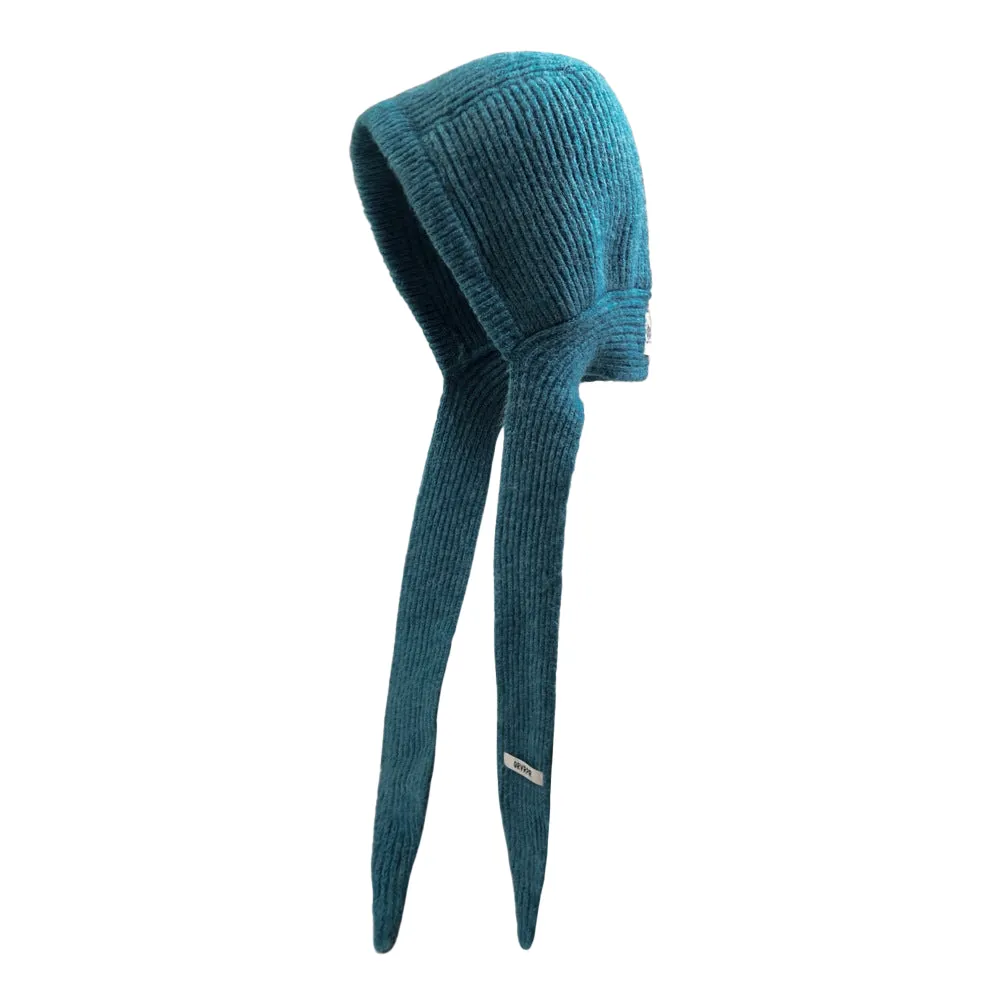 Womens Winter Bonnet, bue