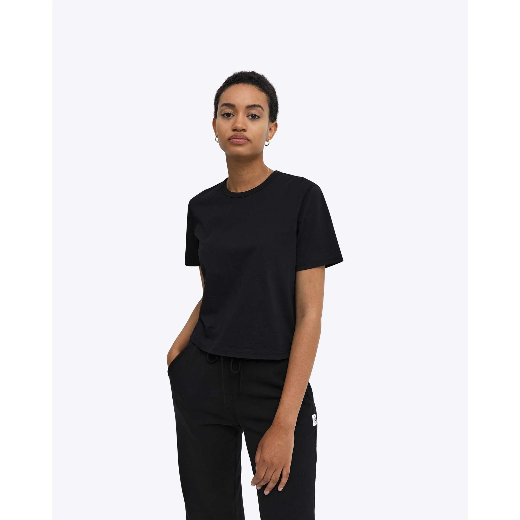 Reigning Champ Womens Box Fit T-shirt Lightweight Jersey - Image 2