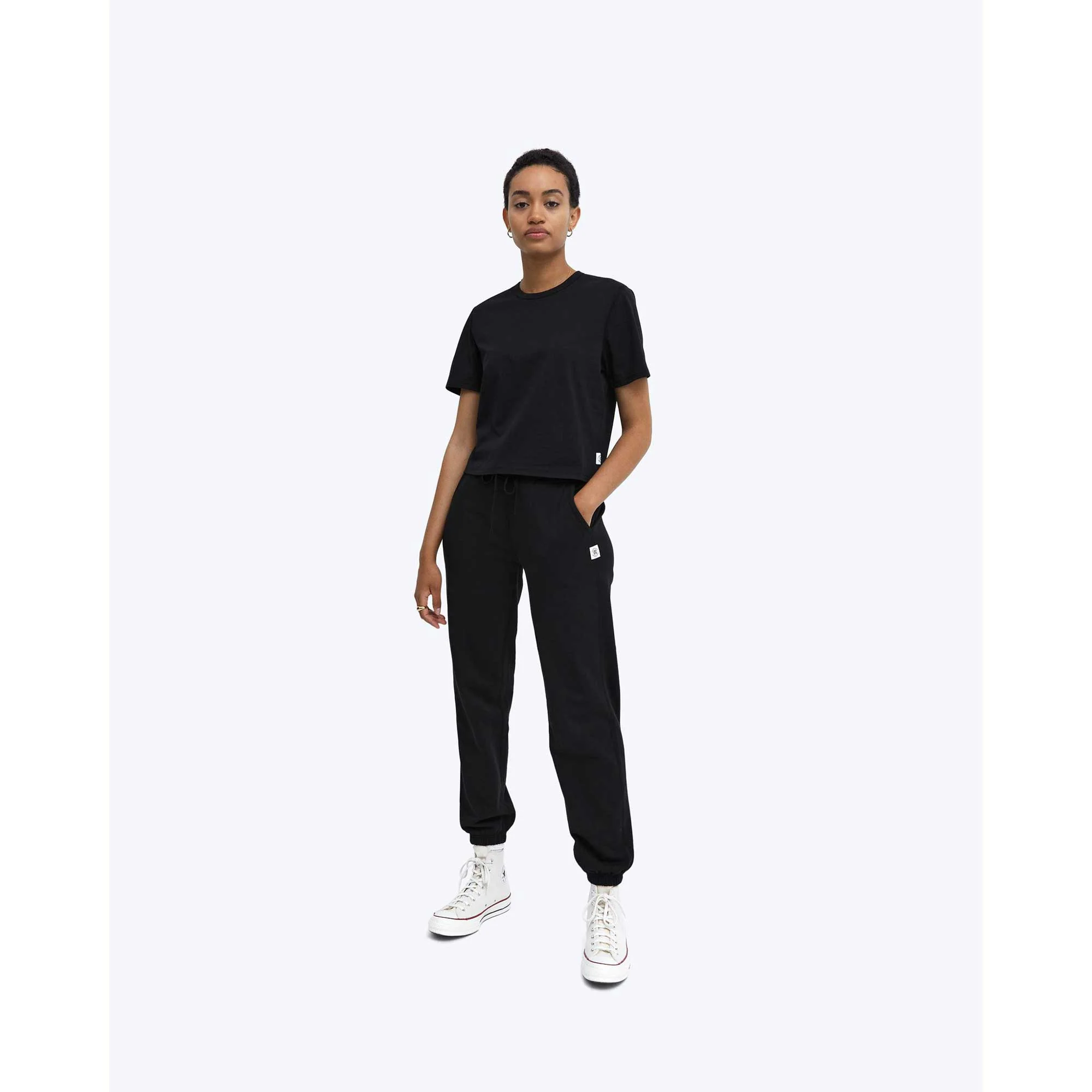 Reigning Champ Womens Box Fit T-shirt Lightweight Jersey - Image 3