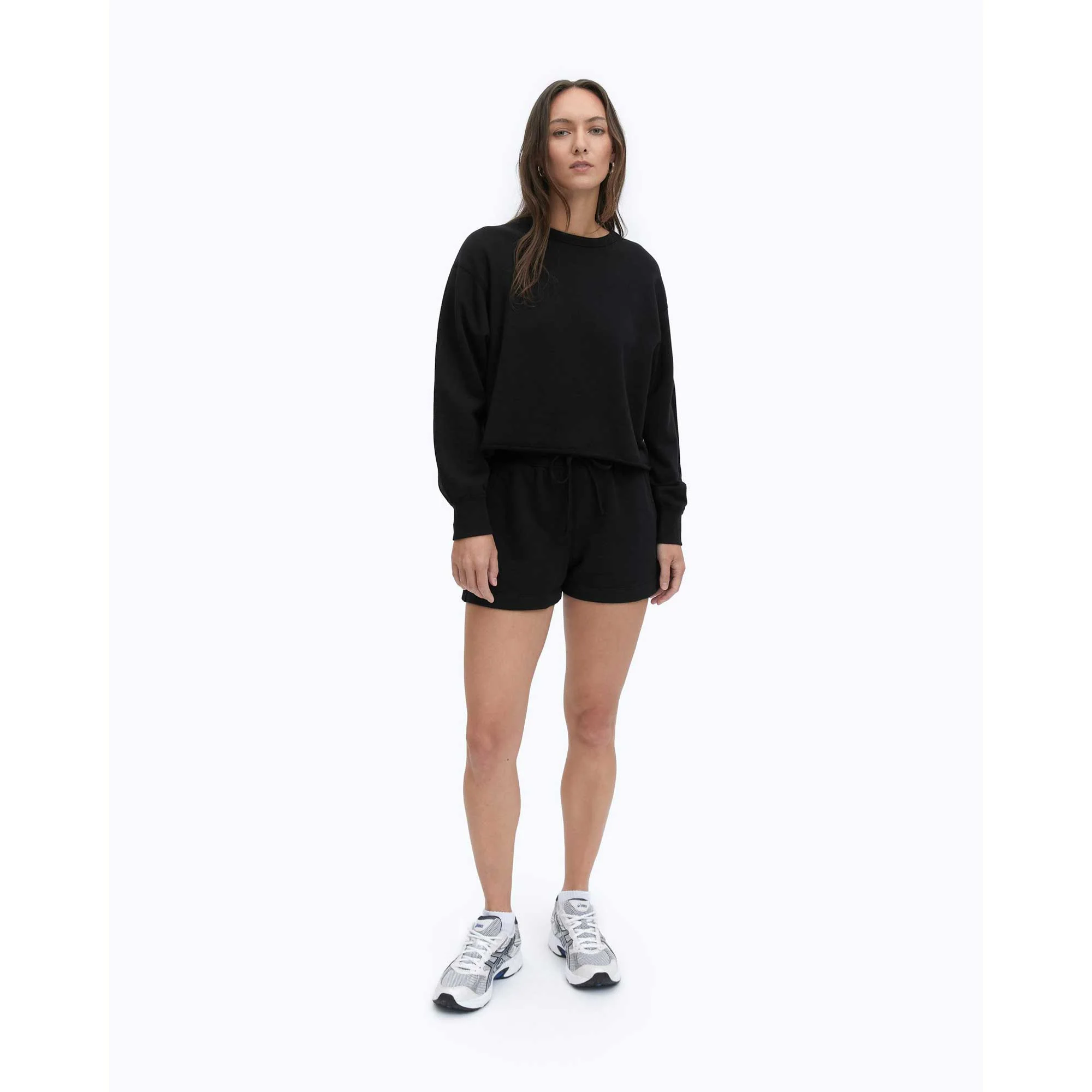 Reigning Champ Womens Cut-off Crewneck Lightweight Terry - Image 2