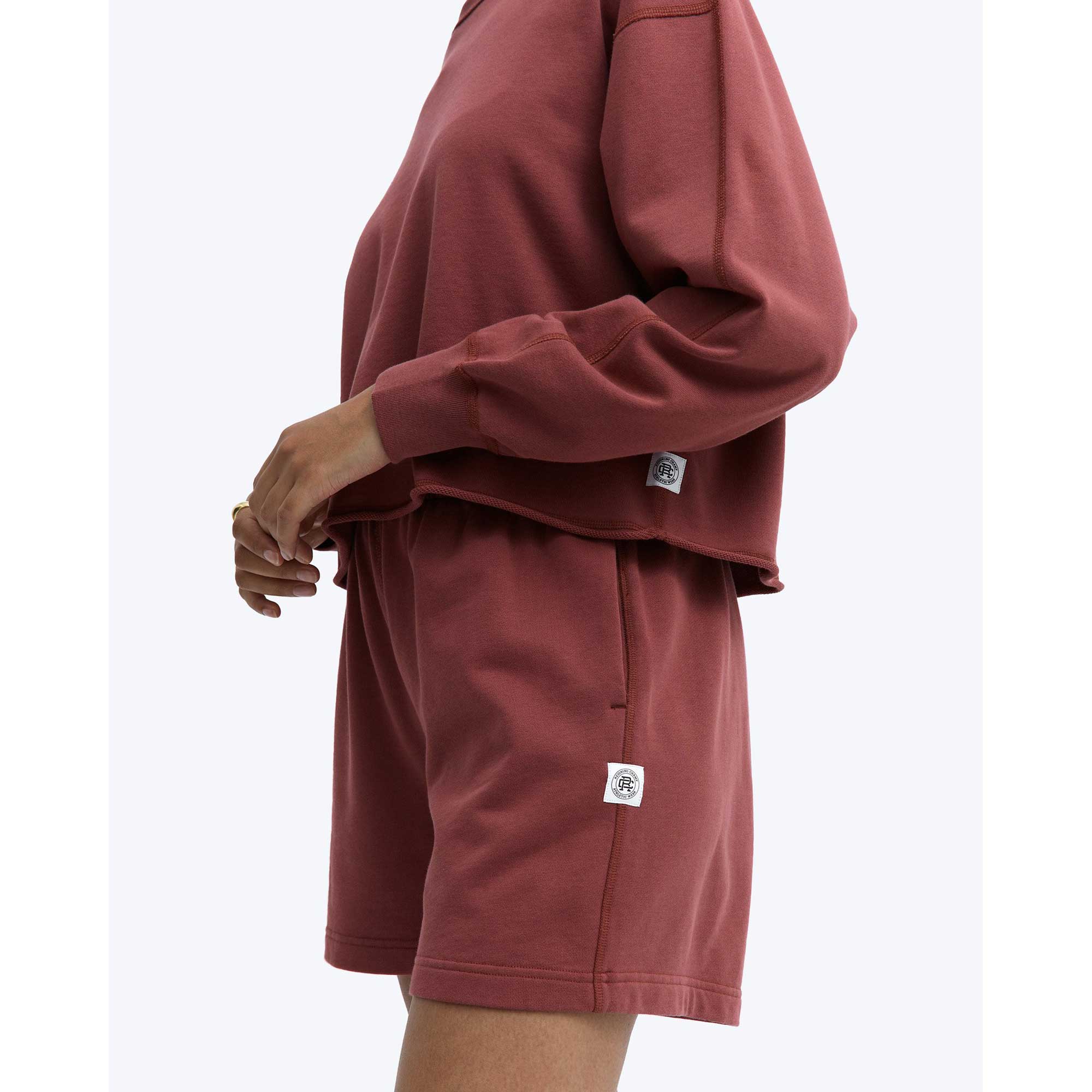 Reigning Champ Womens Cut-off Crewneck Lightweight Terry - Image 2