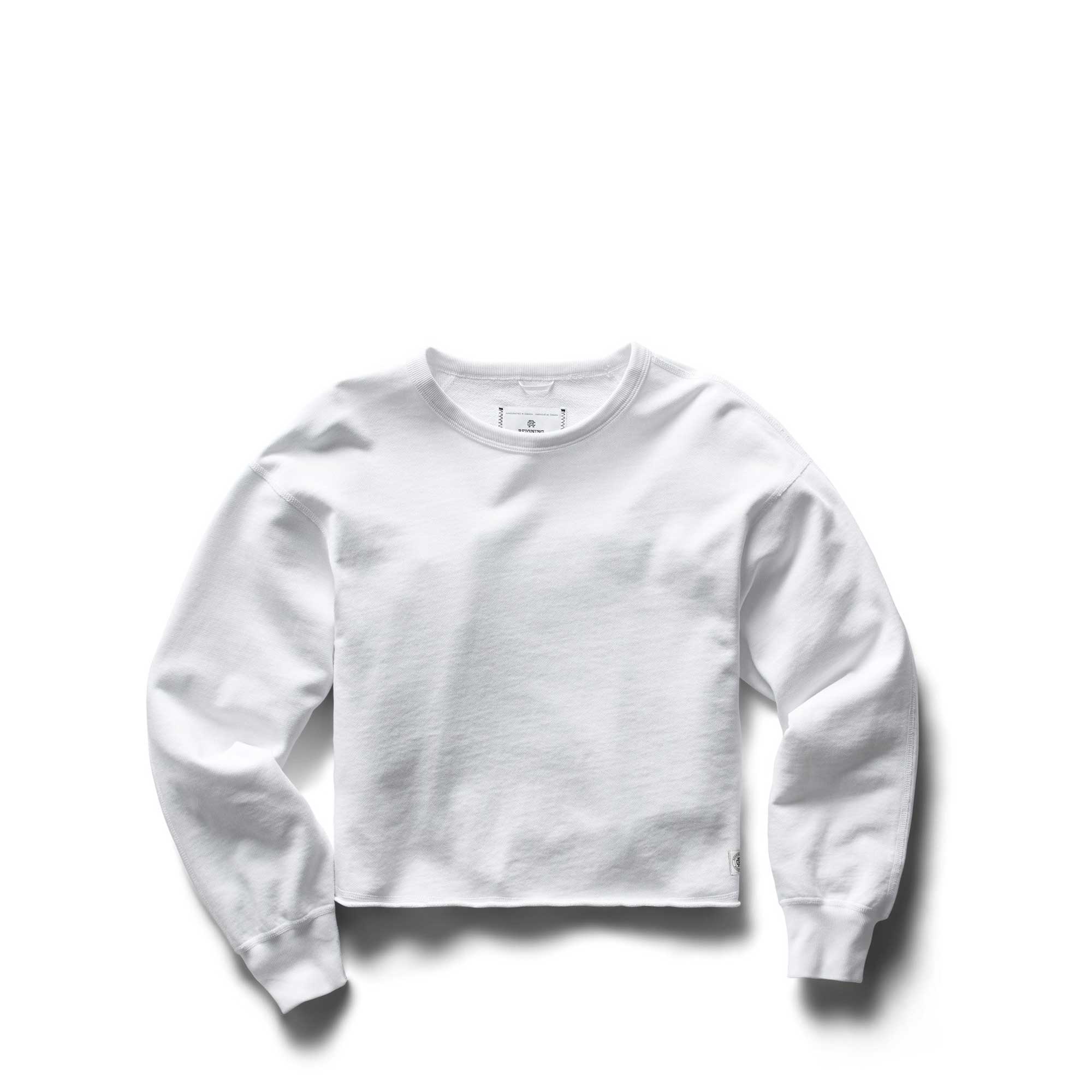 Reigning Champ Womens Cut-off Crewneck Lightweight Terry