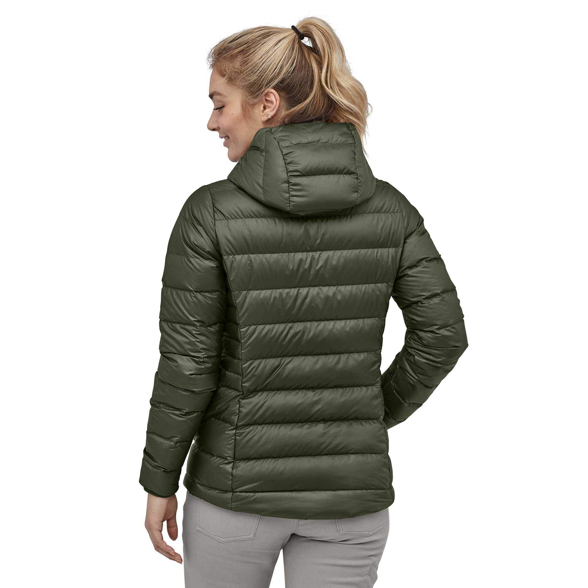 Patagonia Womens Down Sweater Hoody Pullover - Image 2