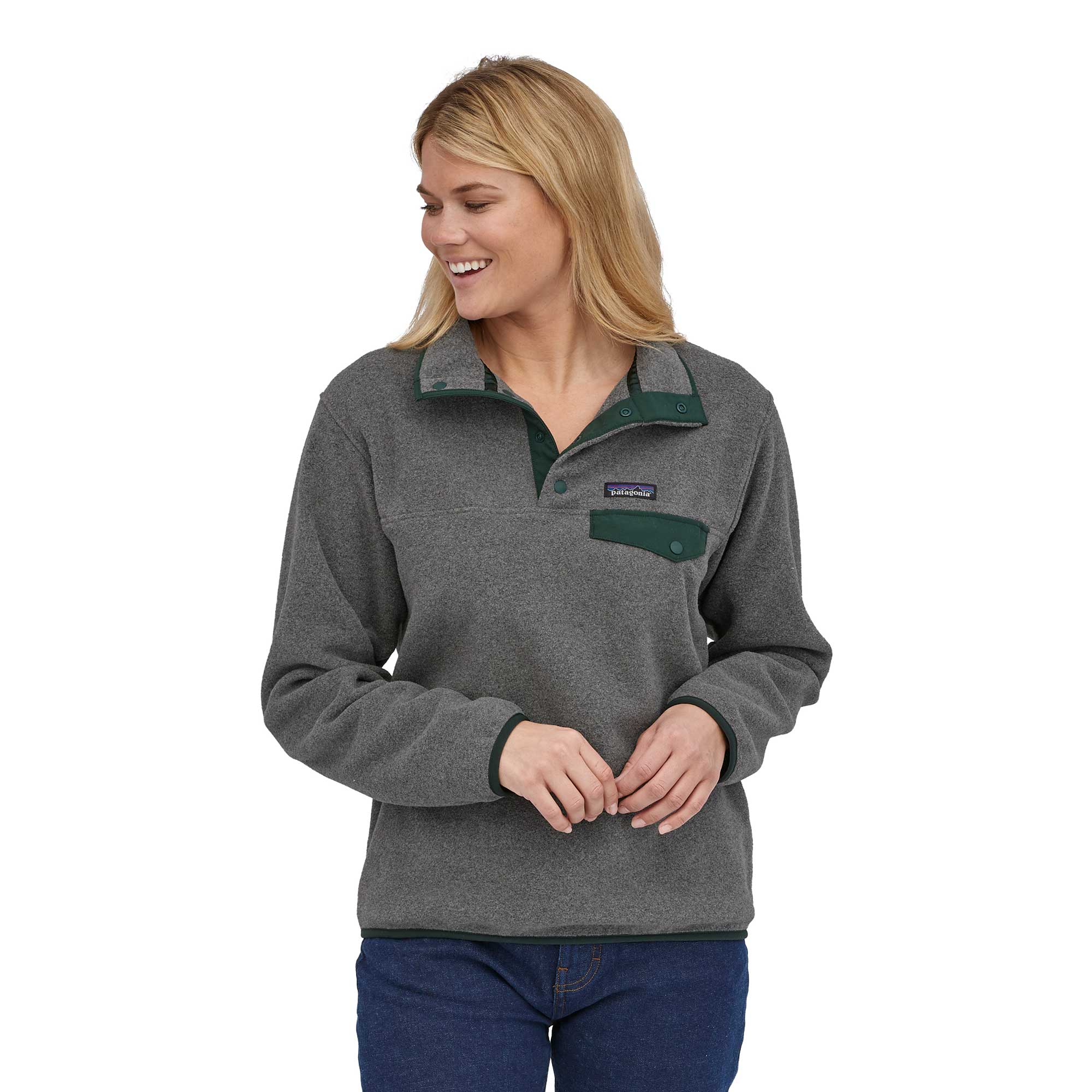 Patagonia Womens Lightweight Synchilla® Snap-t® Pullover - Image 2