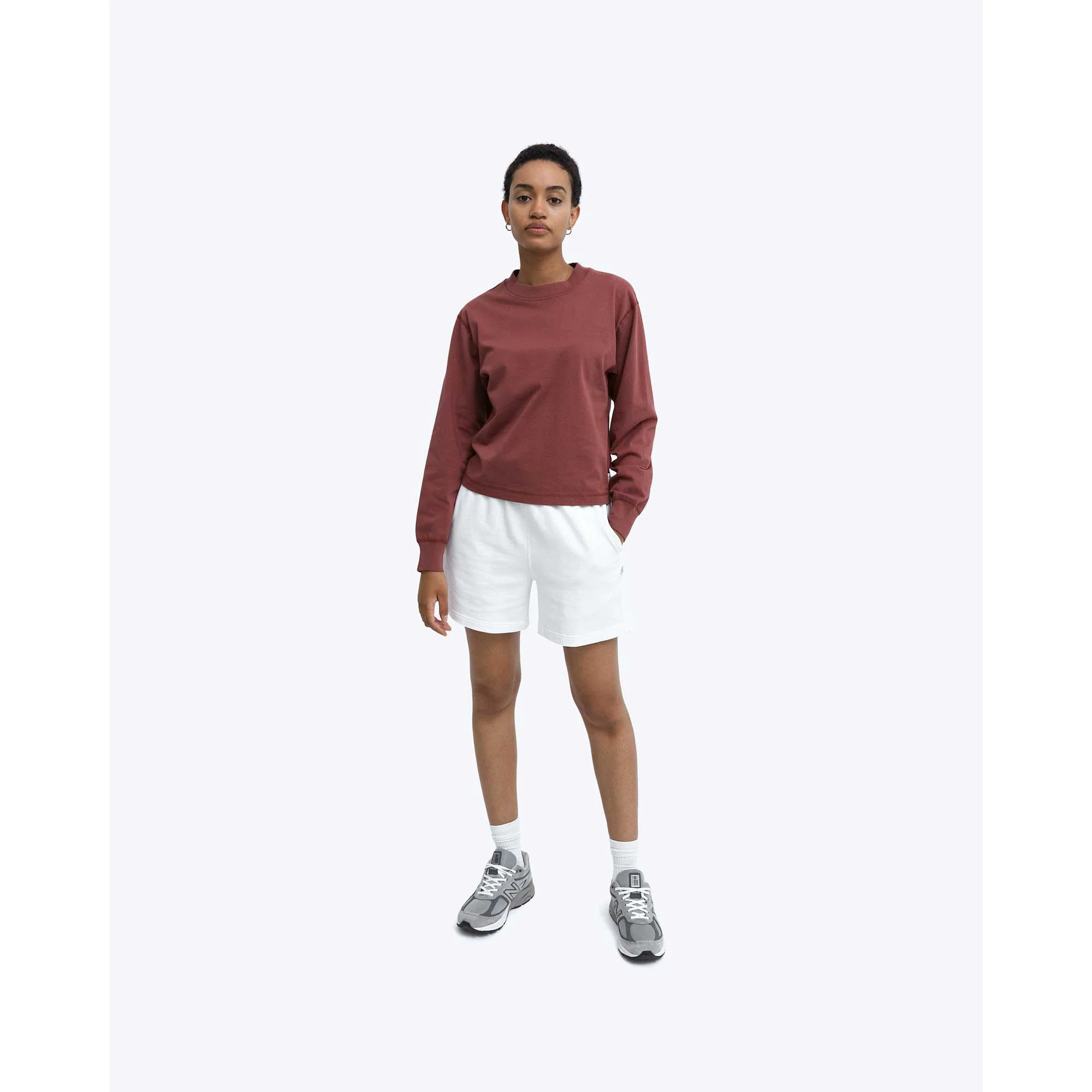 Reigning Champ Womens Mockneck Long Sleeve Midweight Jersey - Image 2