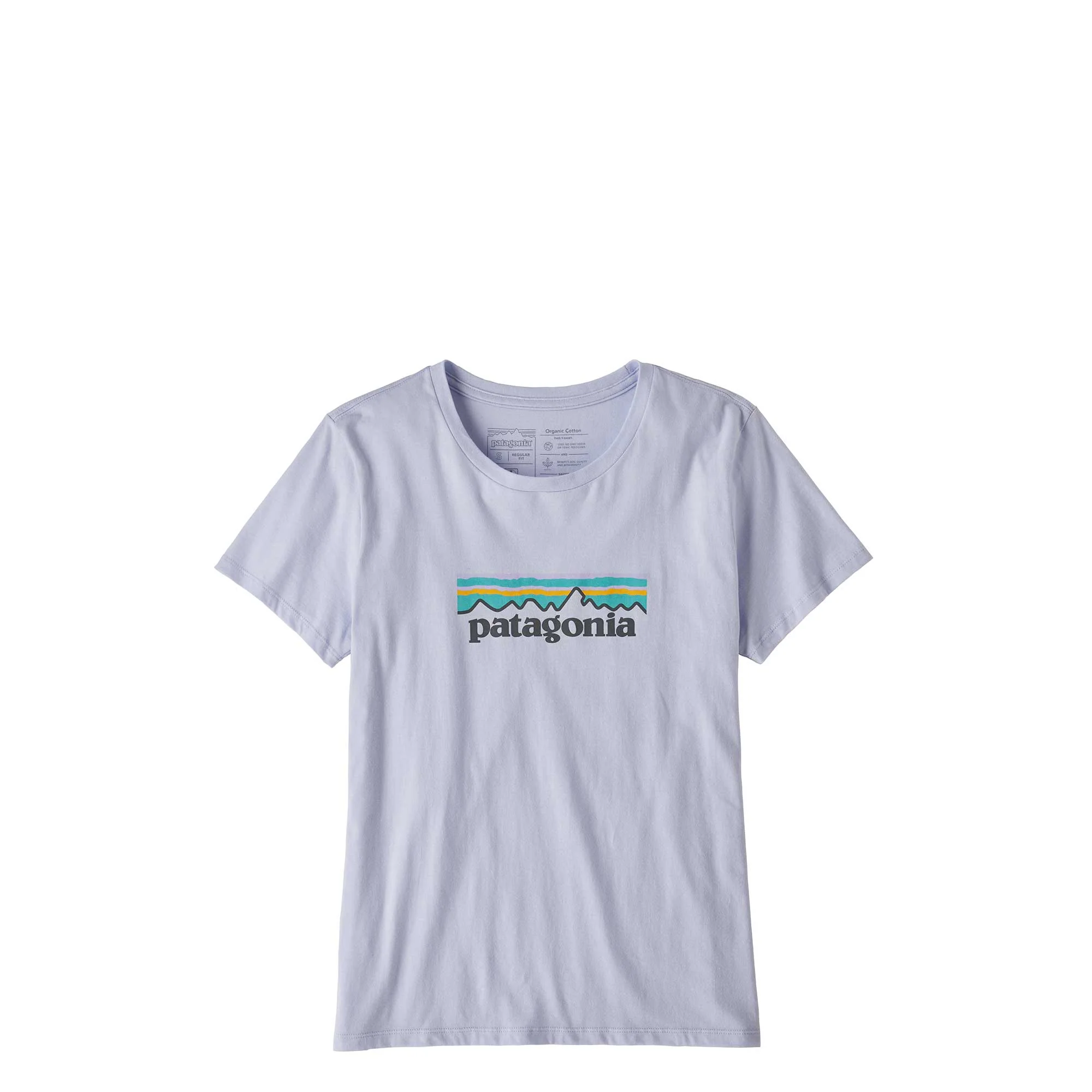 Patagonia Womens Pastel P-6 Logo Organic Crew T-shirt